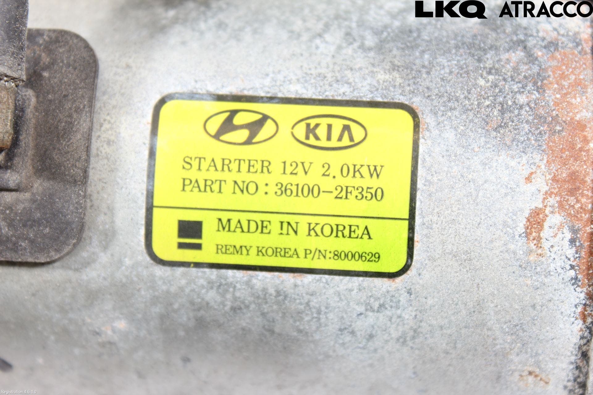 Kia SORENTO 15-20 Startmotor Diesel