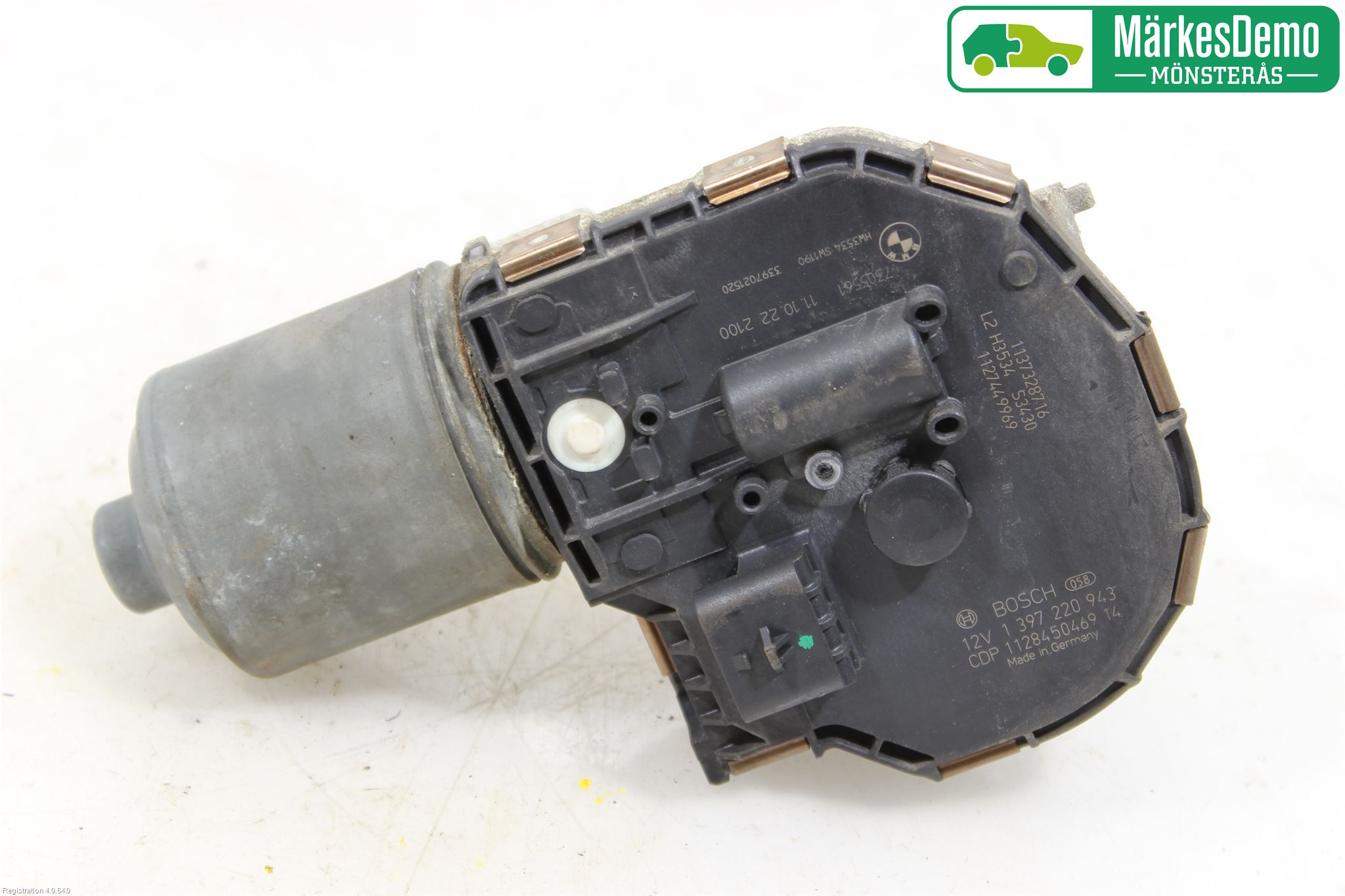 BMW 5 F10/F11/F18 09-17 Torkarmotor Vindruta