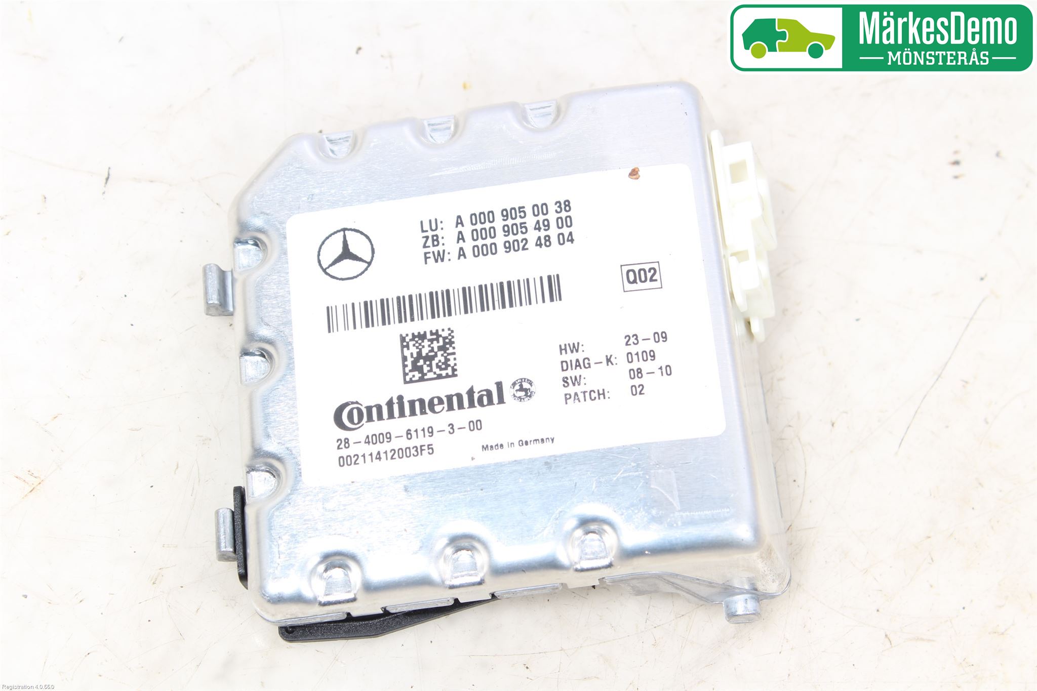 Mercedes-Benz MB C-KLASS (W204) 07-15 Sensor Aktivt Kollisionsskydd