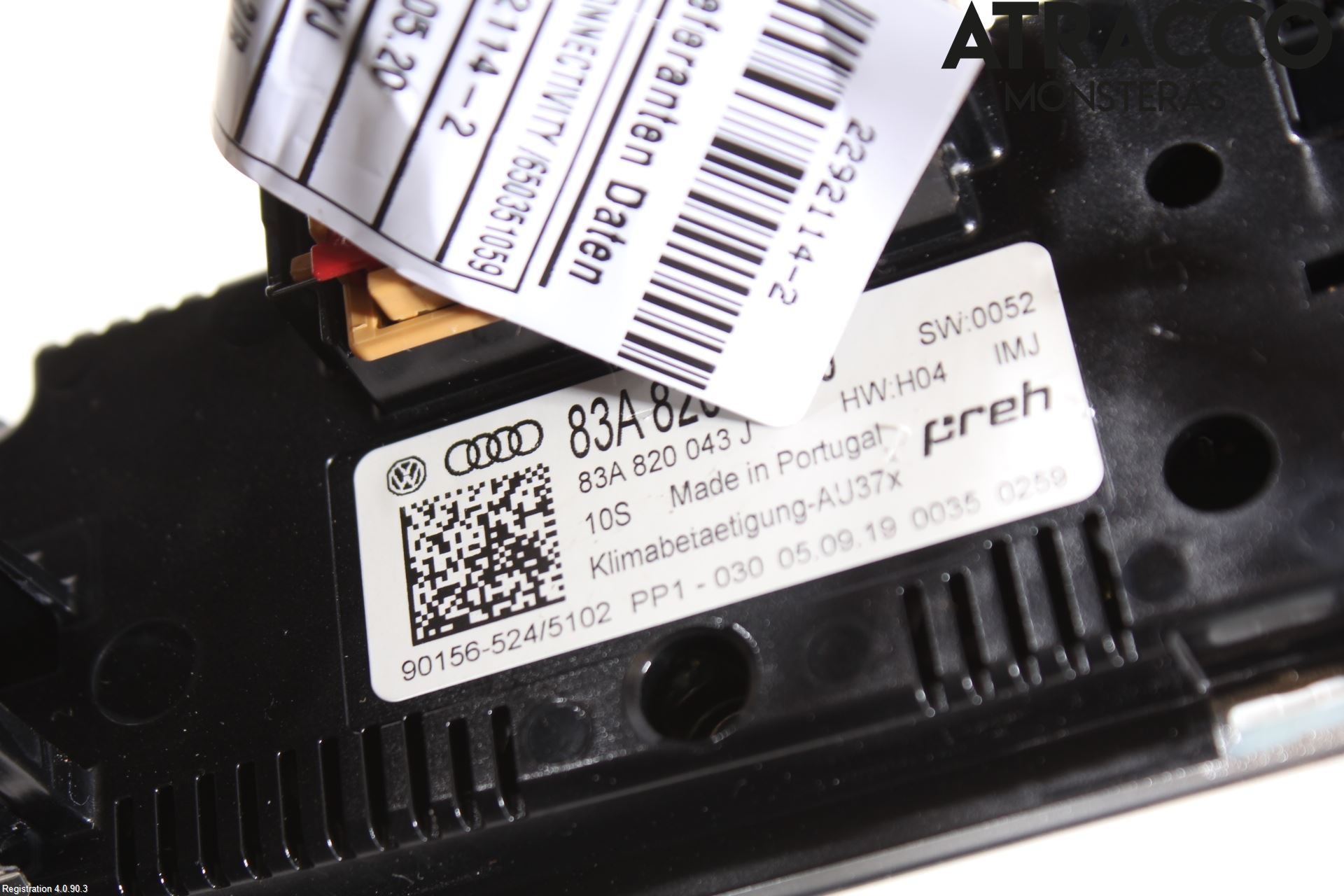 Audi A1 19- Ac Styrenhet Ac Manöveren