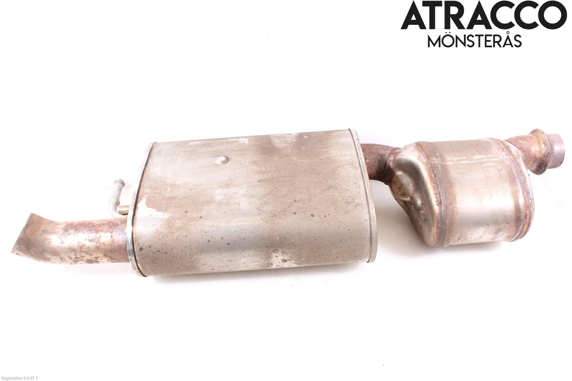 Peugeot EXPERT/E-EXPERT 17- Avgas Bakre Dämpare