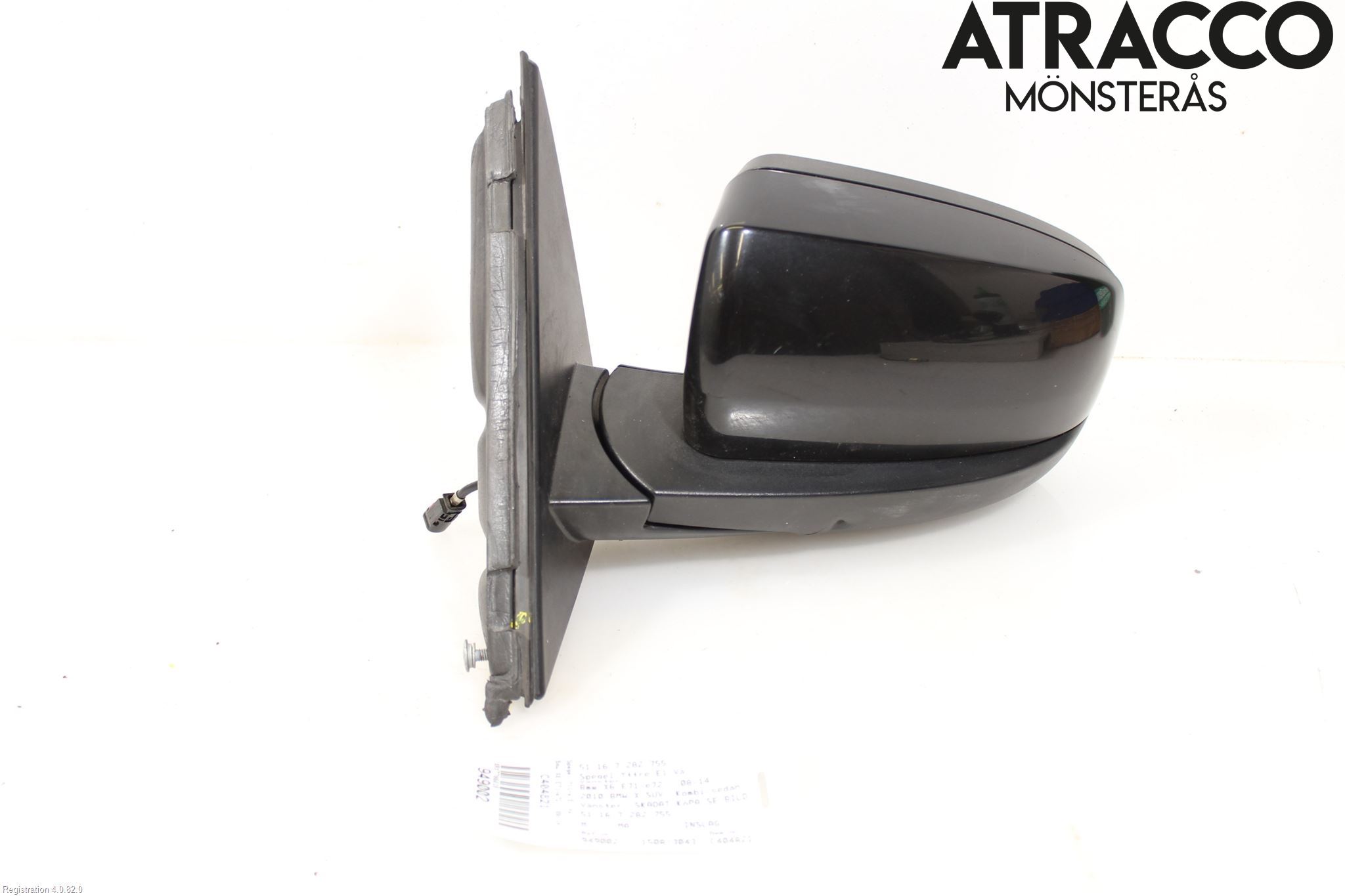 BMW X6 E71/E72   08-14 Spegel Yttre El Vä