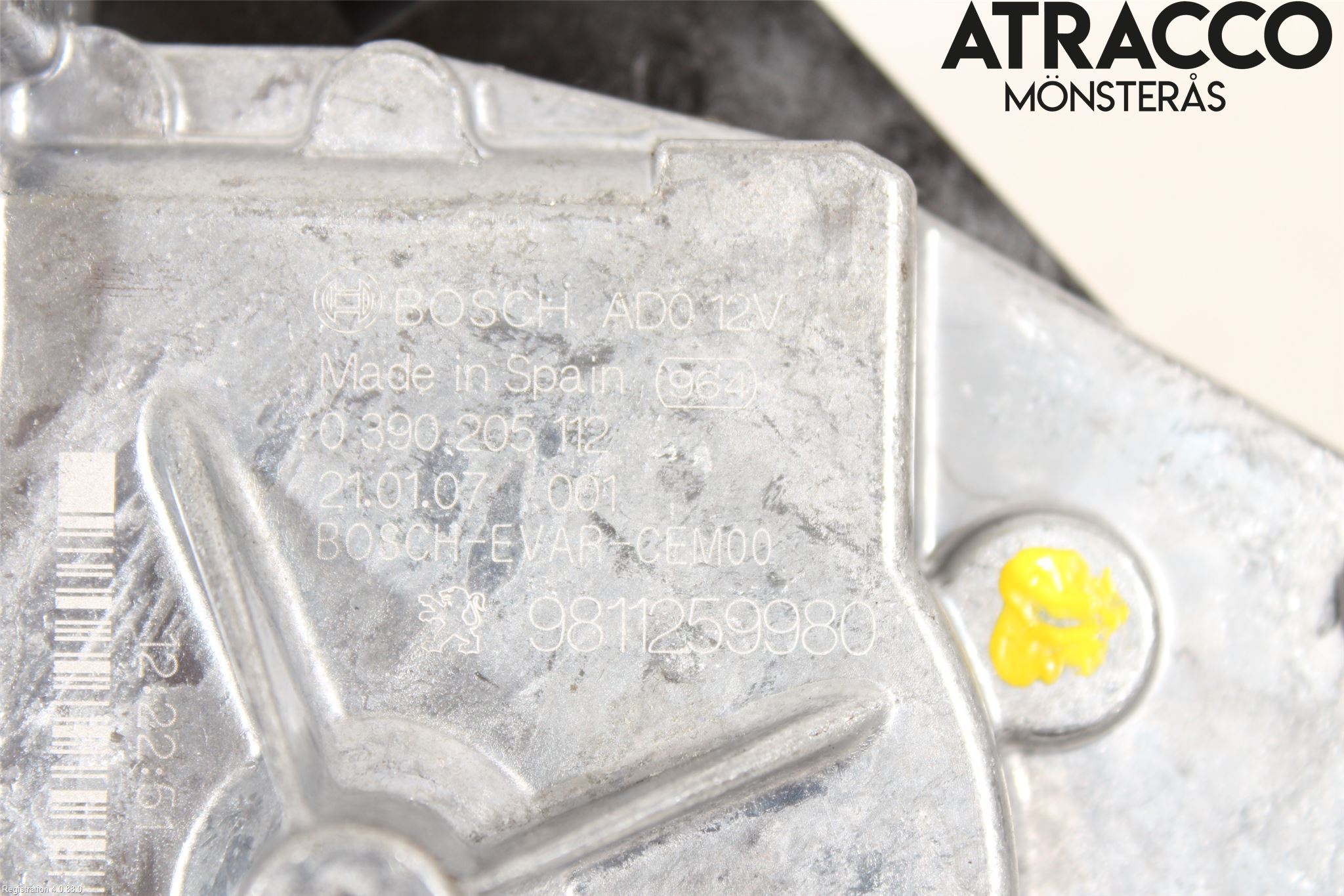 Citroen COTROEN C3 17-24 Torkarmotor Baklucka