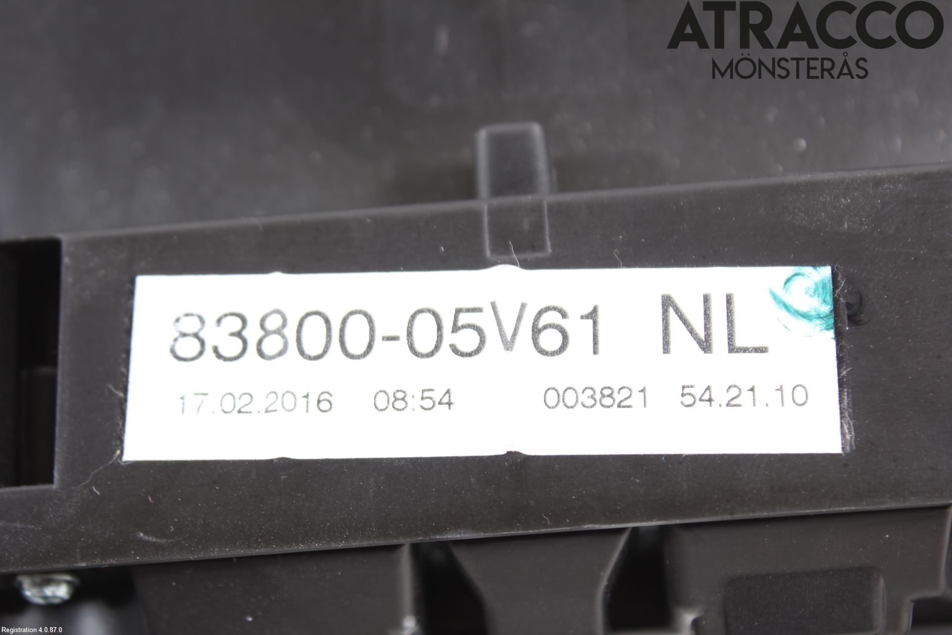 Toyota AVENSIS 16-18 Instrument Komb