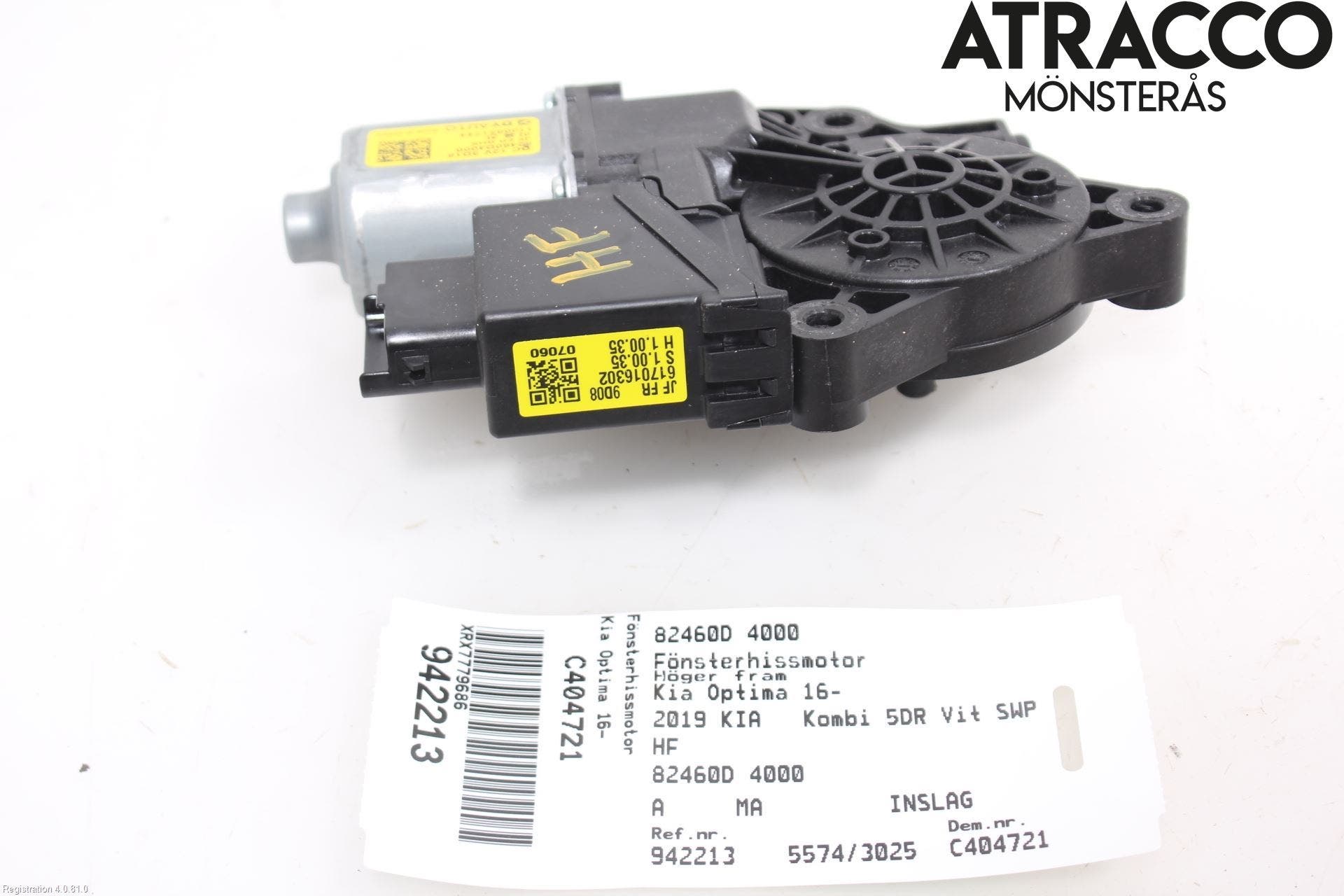 Kia OPTIMA 16-20 Fönsterhissmotor