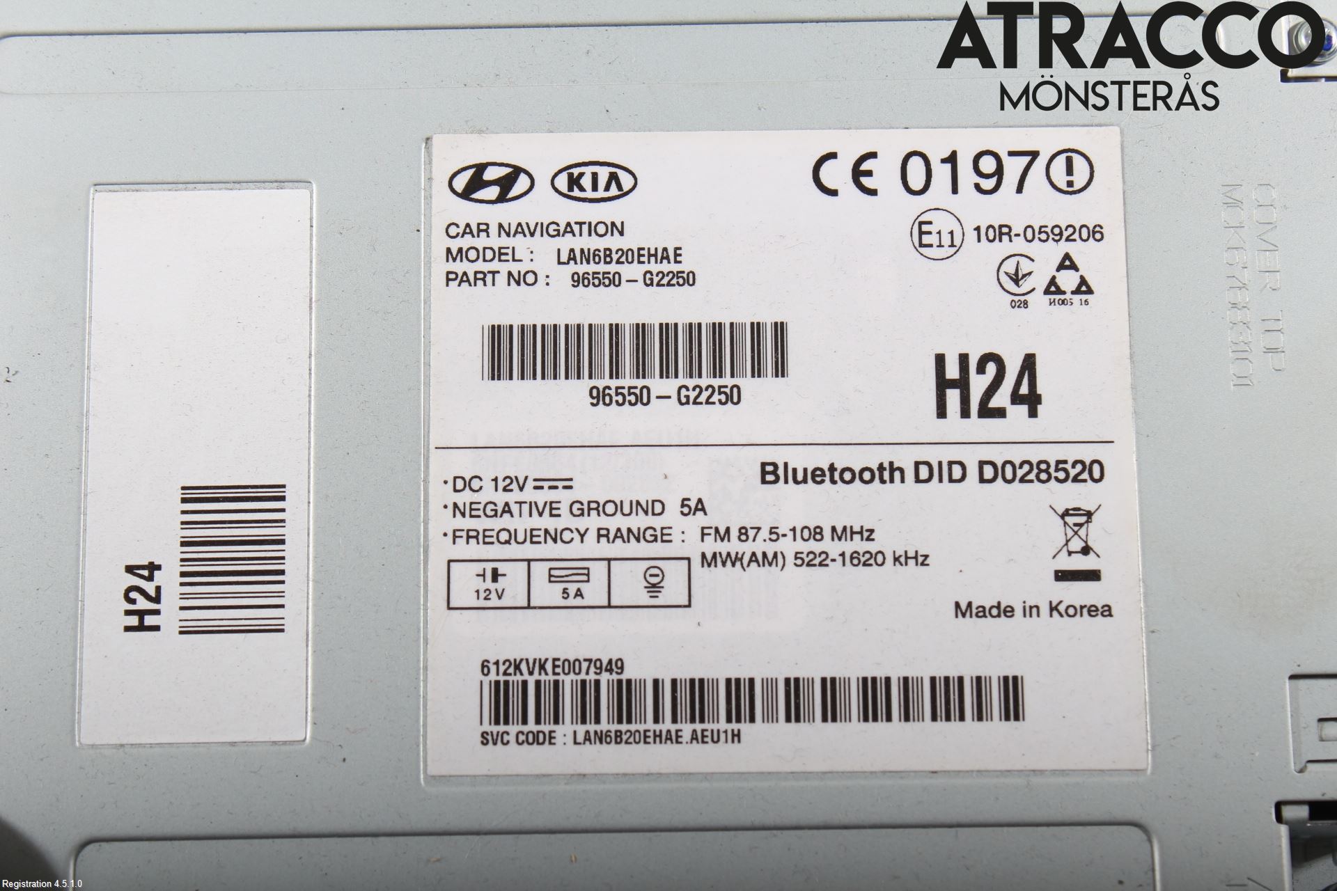 Hyundai IONIQ AE 17-22 Cd Radio - Multimediapanel