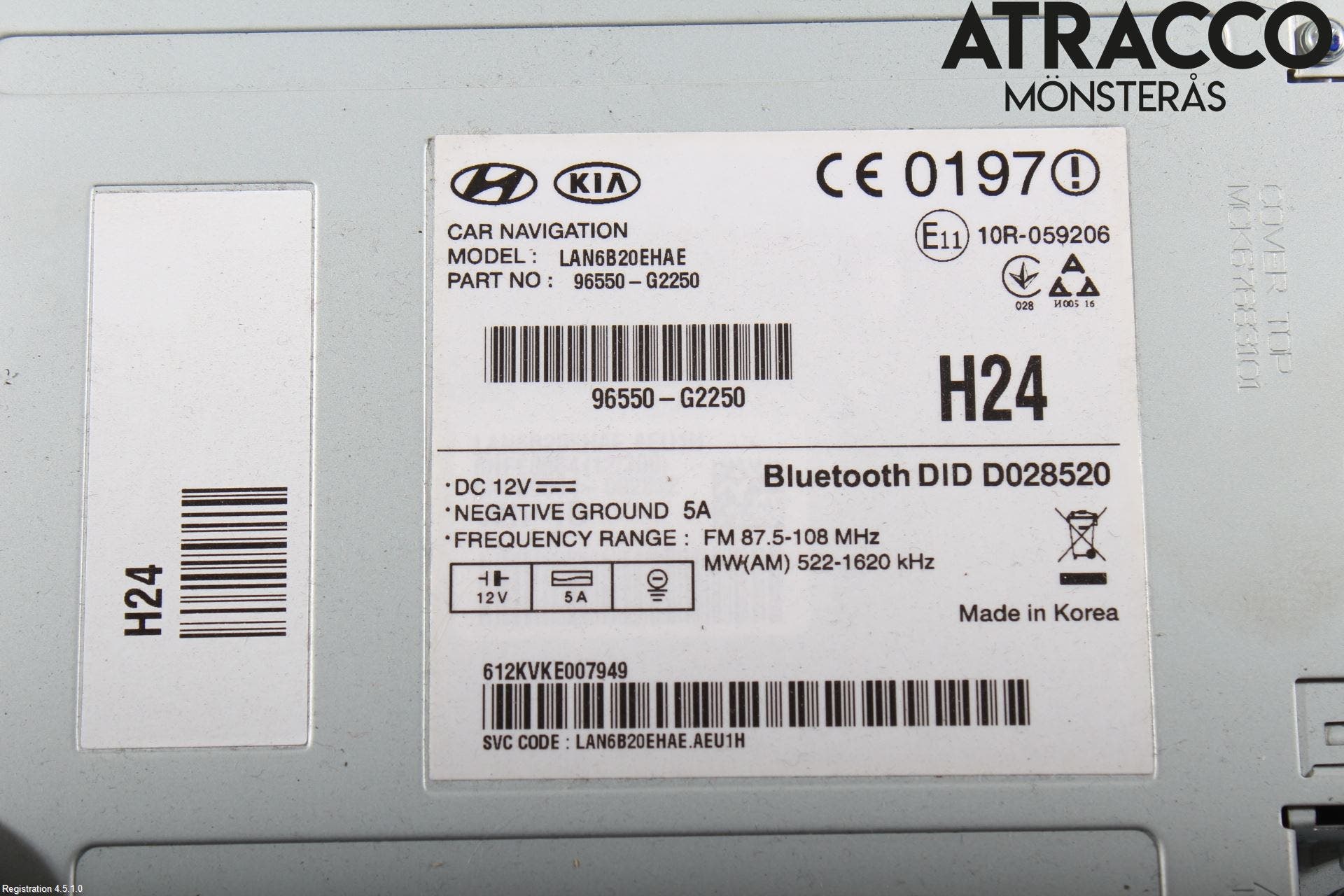 Hyundai IONIQ AE 17-22 Cd Radio - Multimediapanel