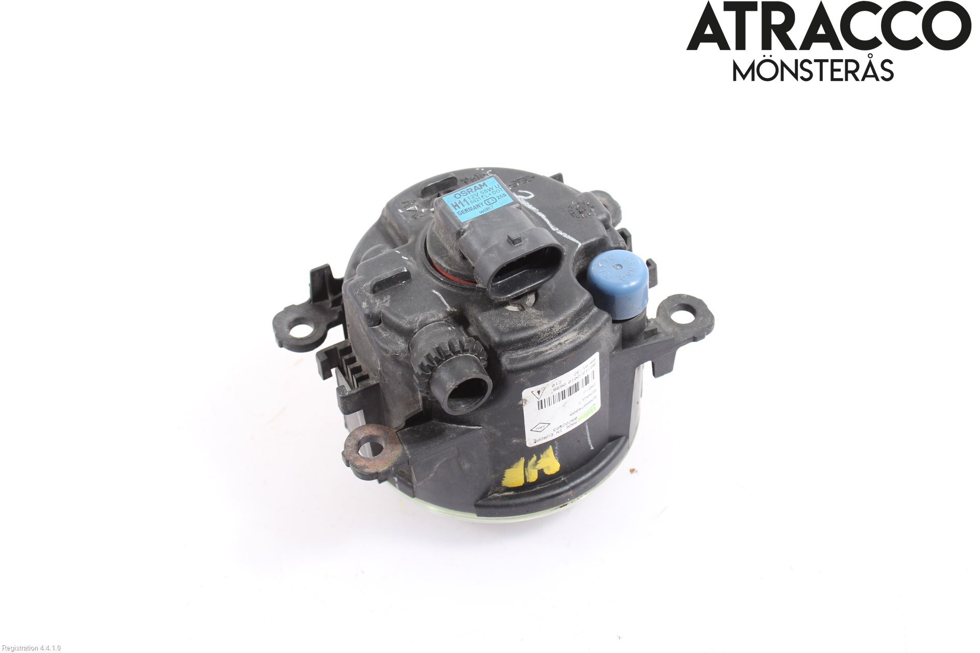 Renault MEGANE III 09-15 Dimljus-Varselljus Fram