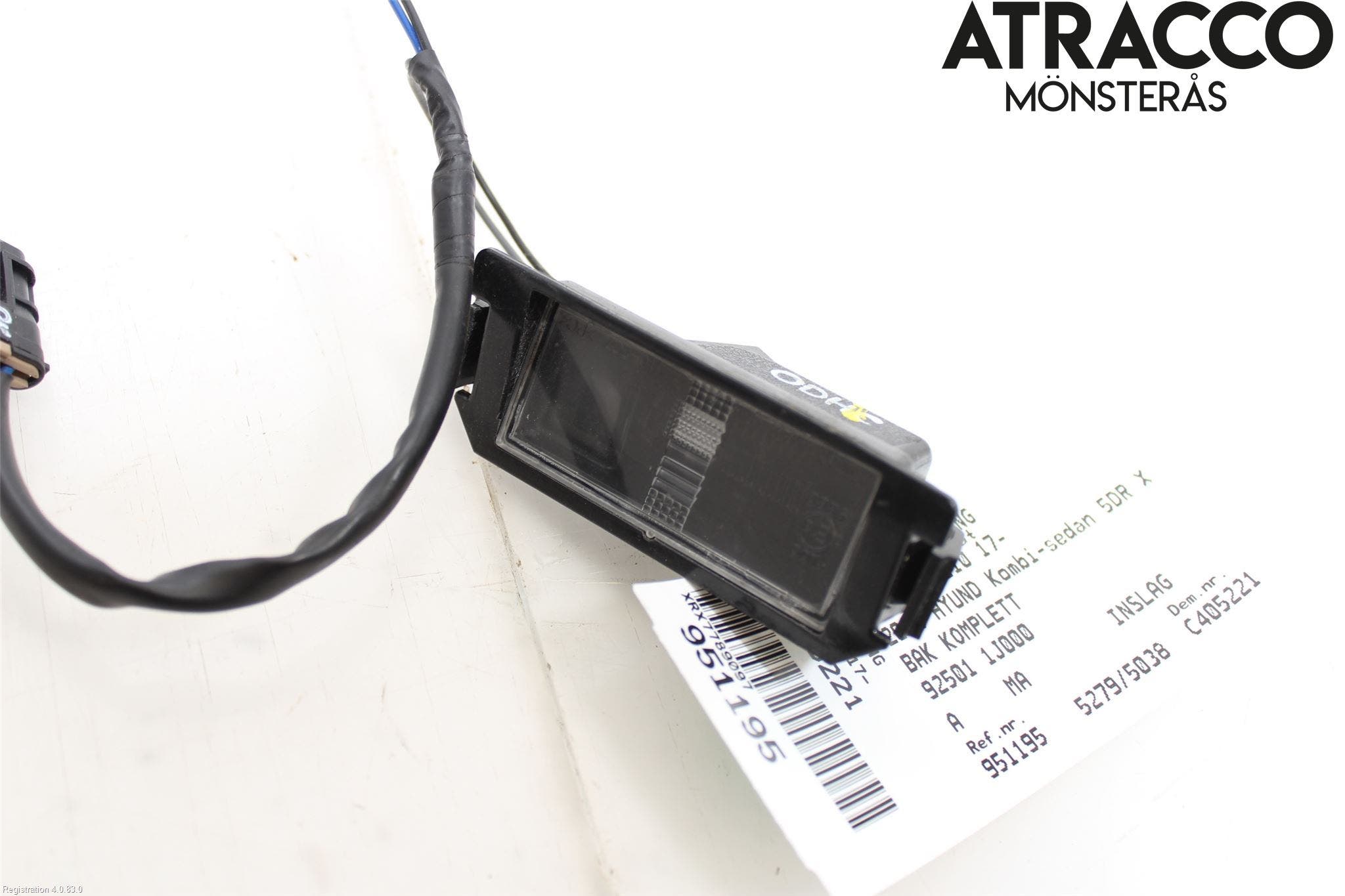 Hyundai i10 BA 17-20 Skylt Belysning