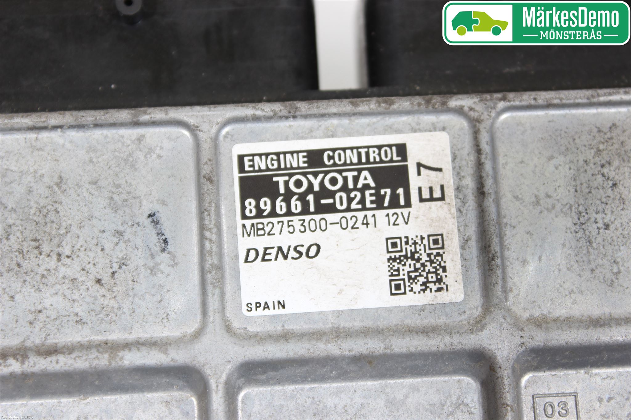 Toyota AURIS 07-09 Styrenhet Insprut Bensin