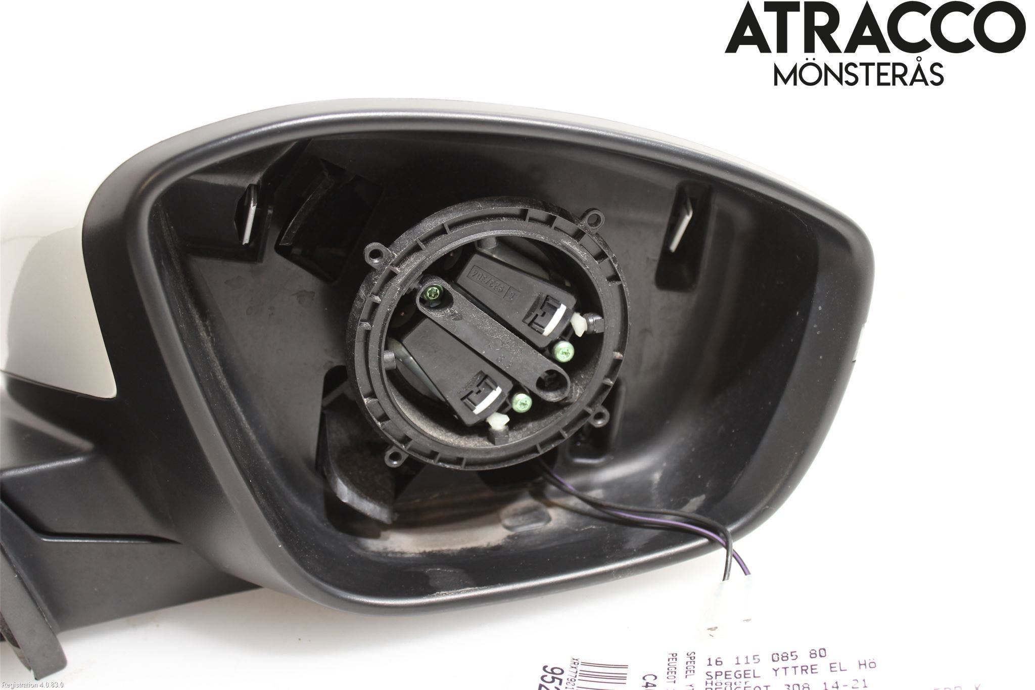 Peugeot 308 14-21 Spegel Yttre El Hö