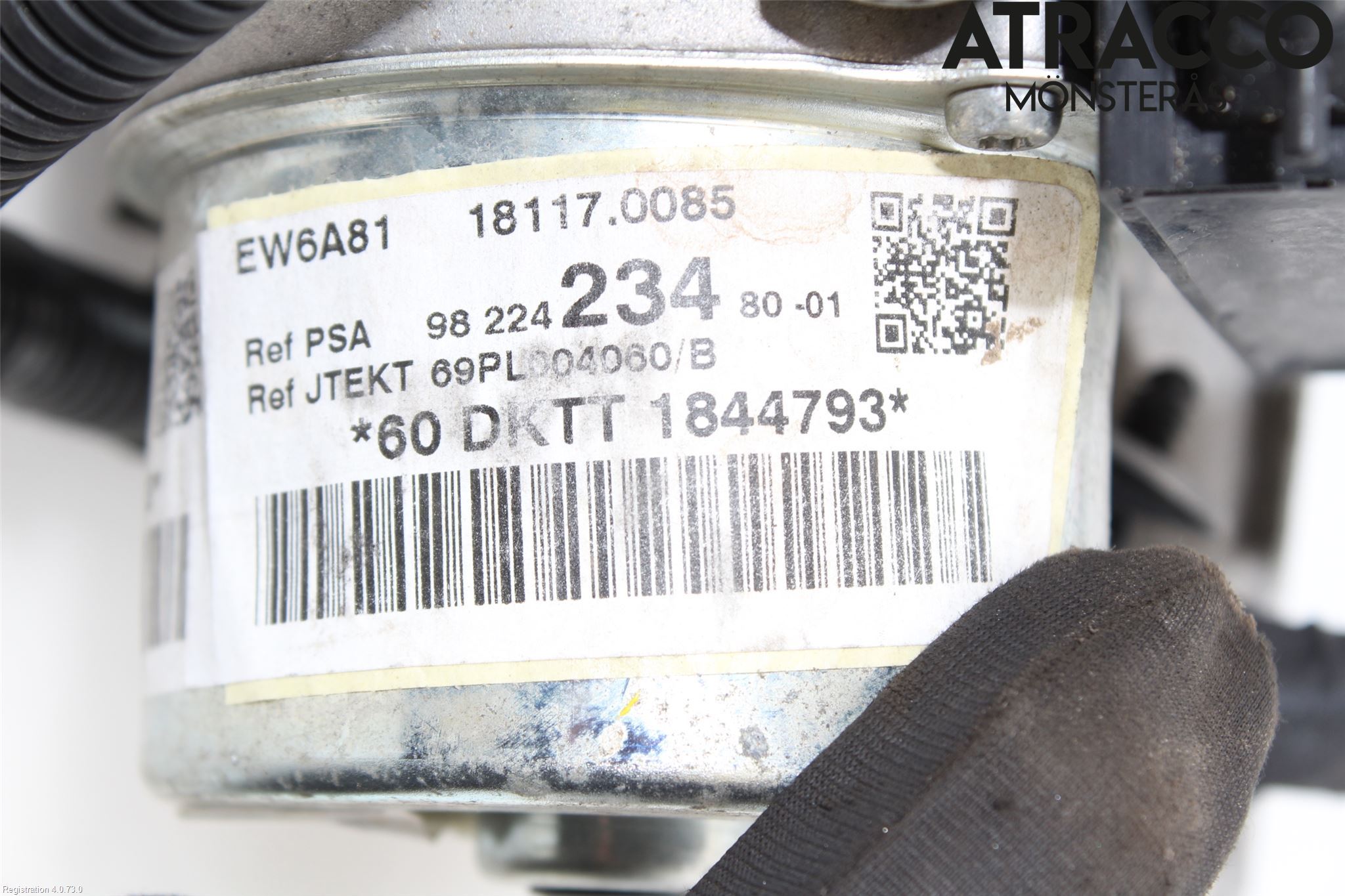 Peugeot 2008 13-20 Styrväxel-Snäcka Elektrisk