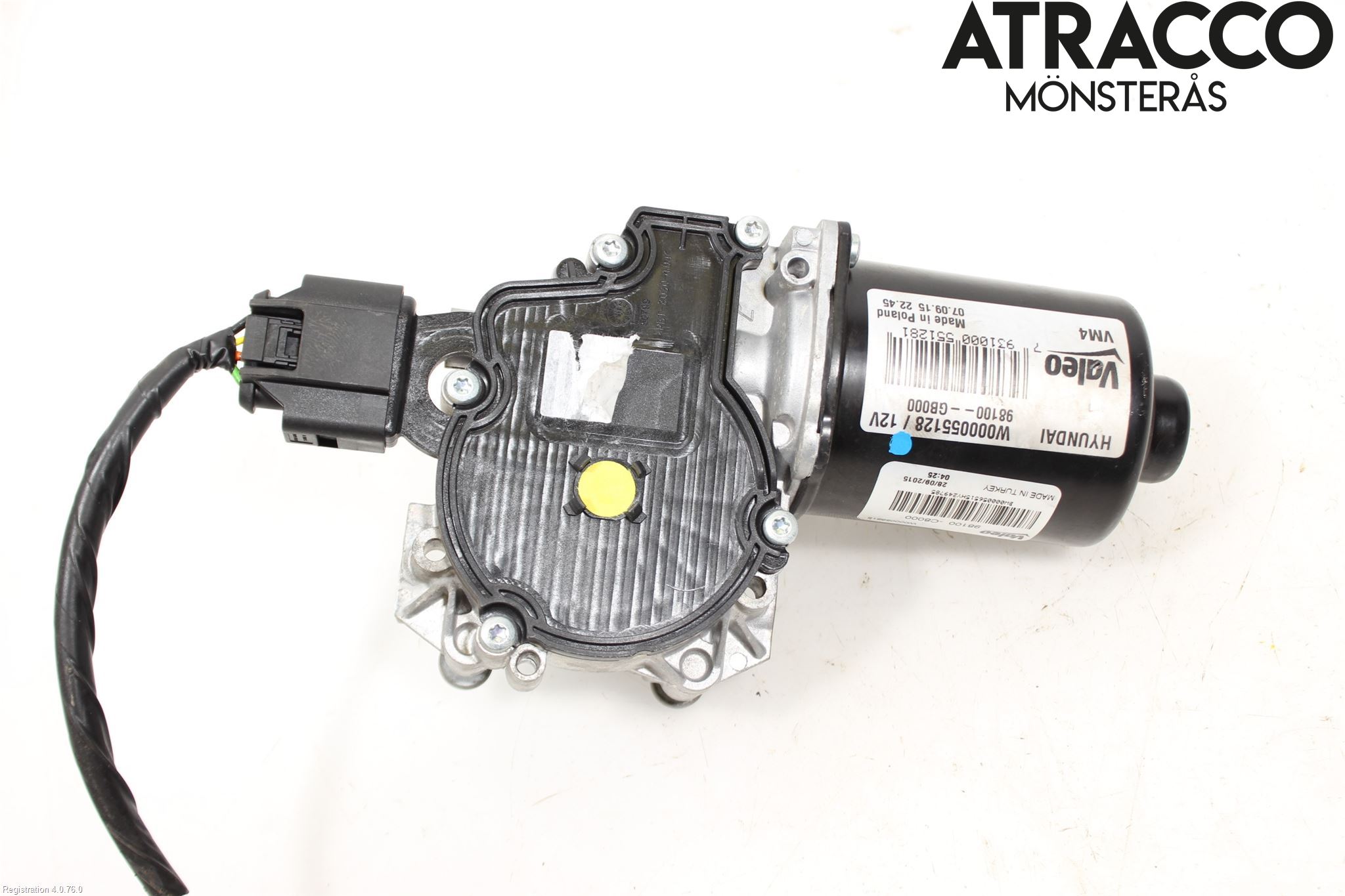 Hyundai i20 GB 15-20 Torkarmotor Vindruta