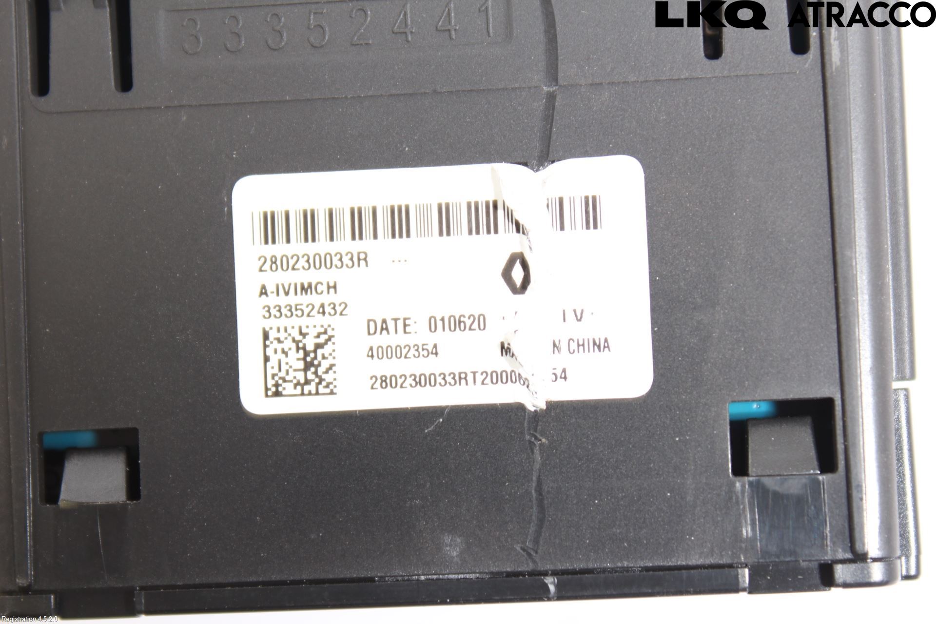 Renault ZOE/E-TECH 13- Usb Connection