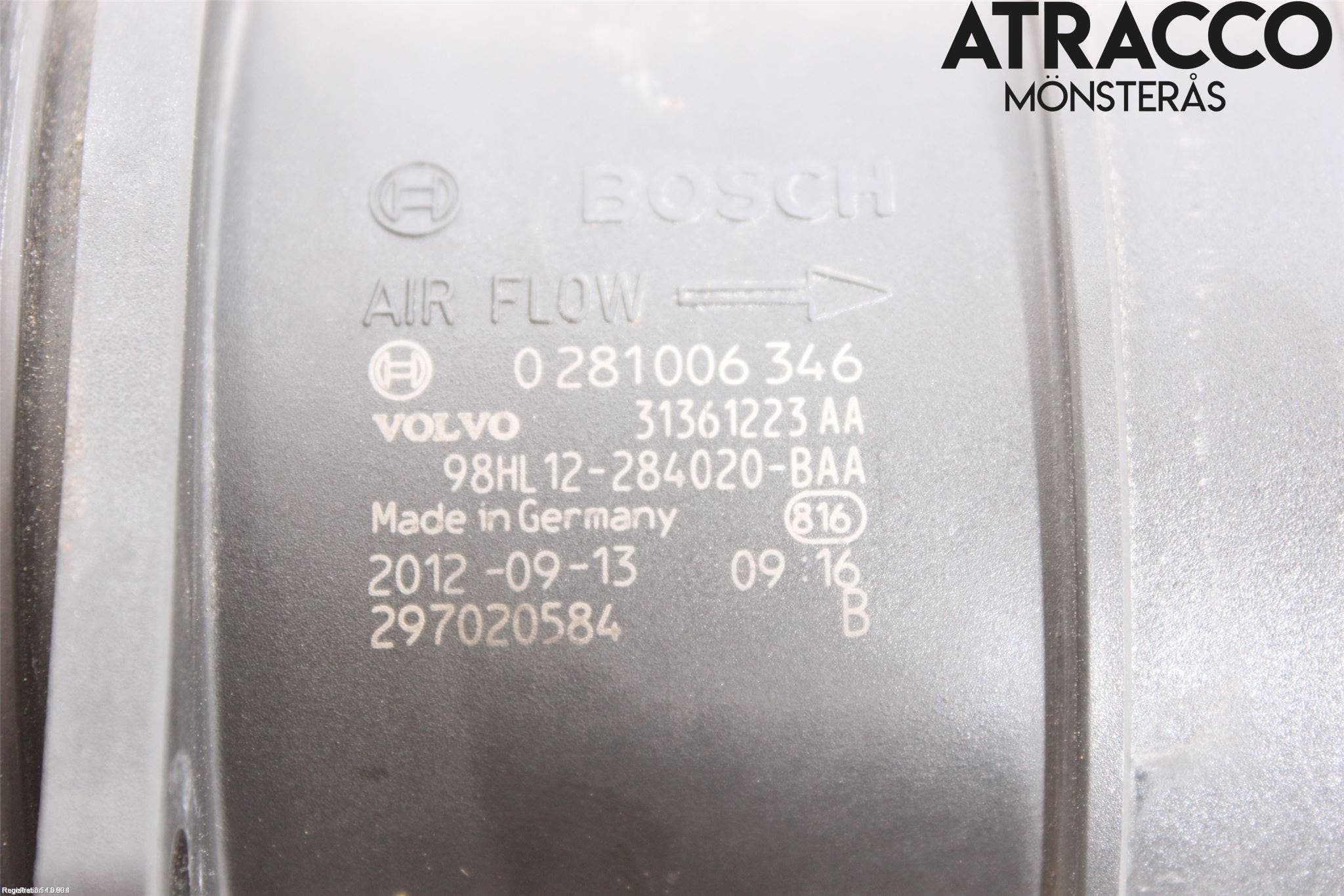 Volvo XC60 09-13 Injluftmassamätare