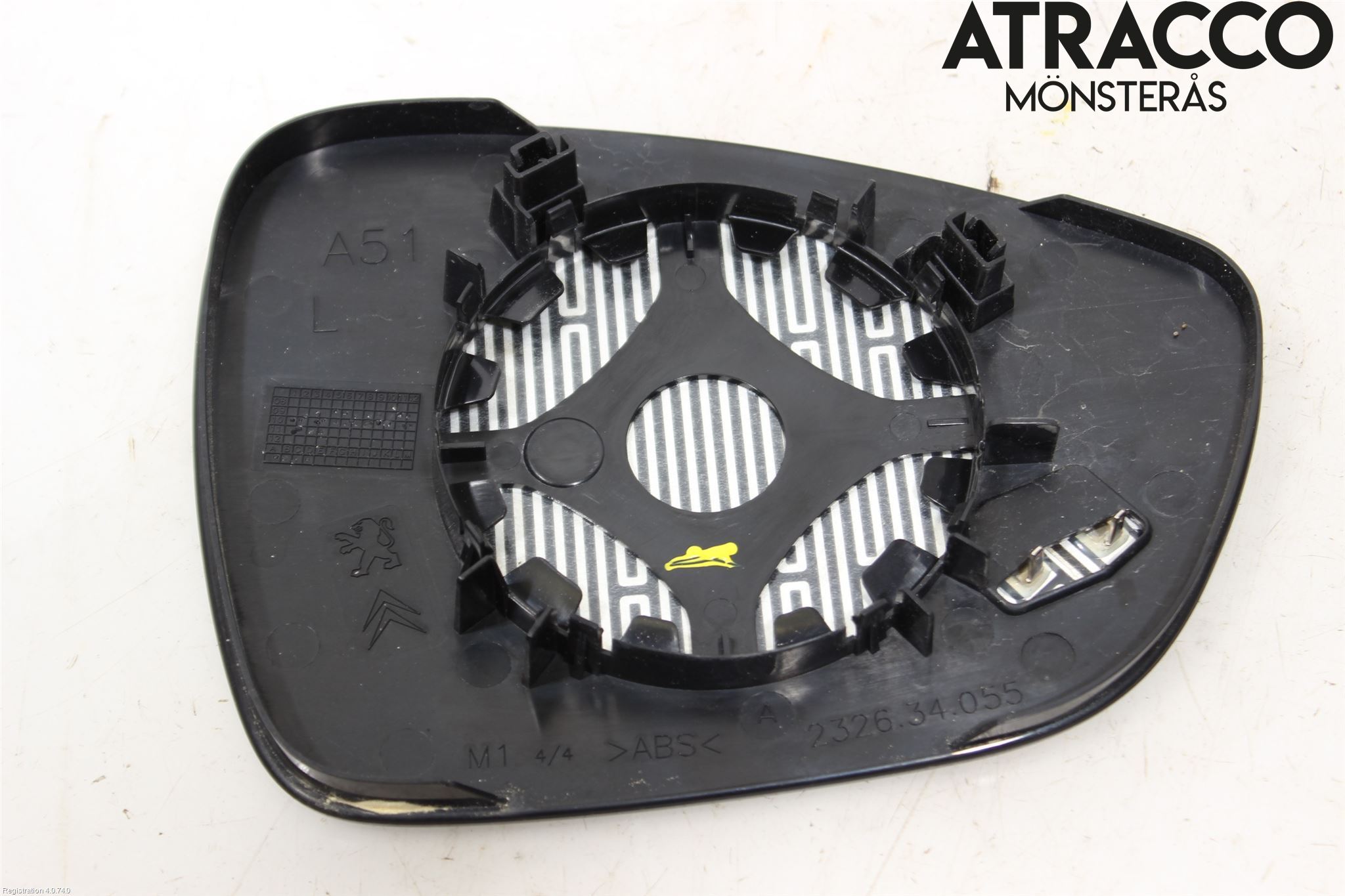 Citroen ID-DS Spegelglas Vä