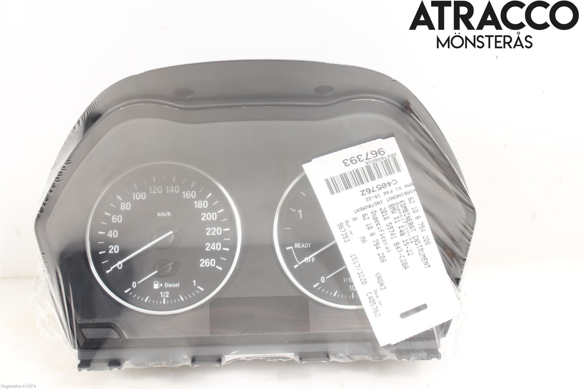 BMW X1 F48 15-22 Instrument Komb