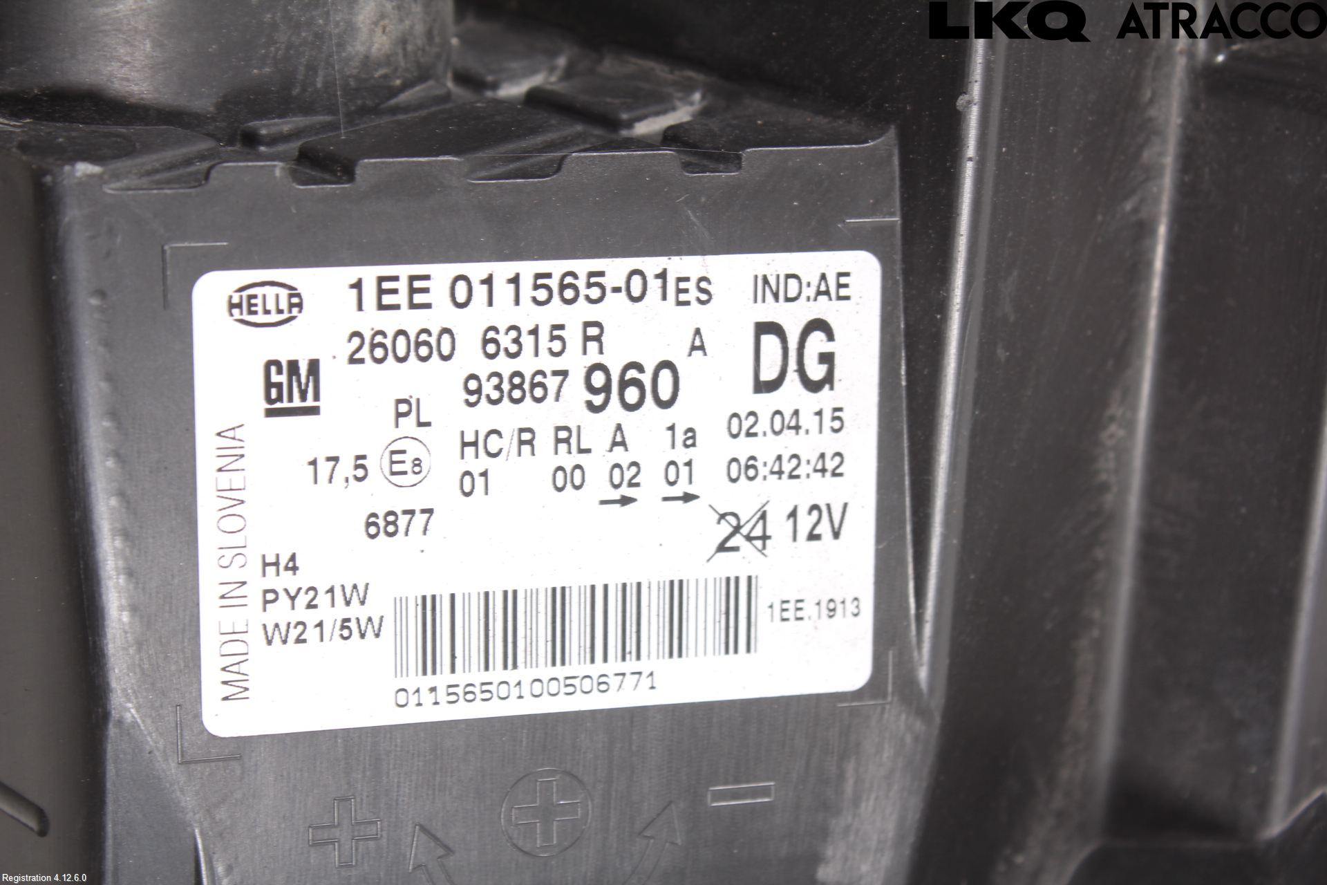 Opel VIVARO 15-19 Strålkastare Vänster