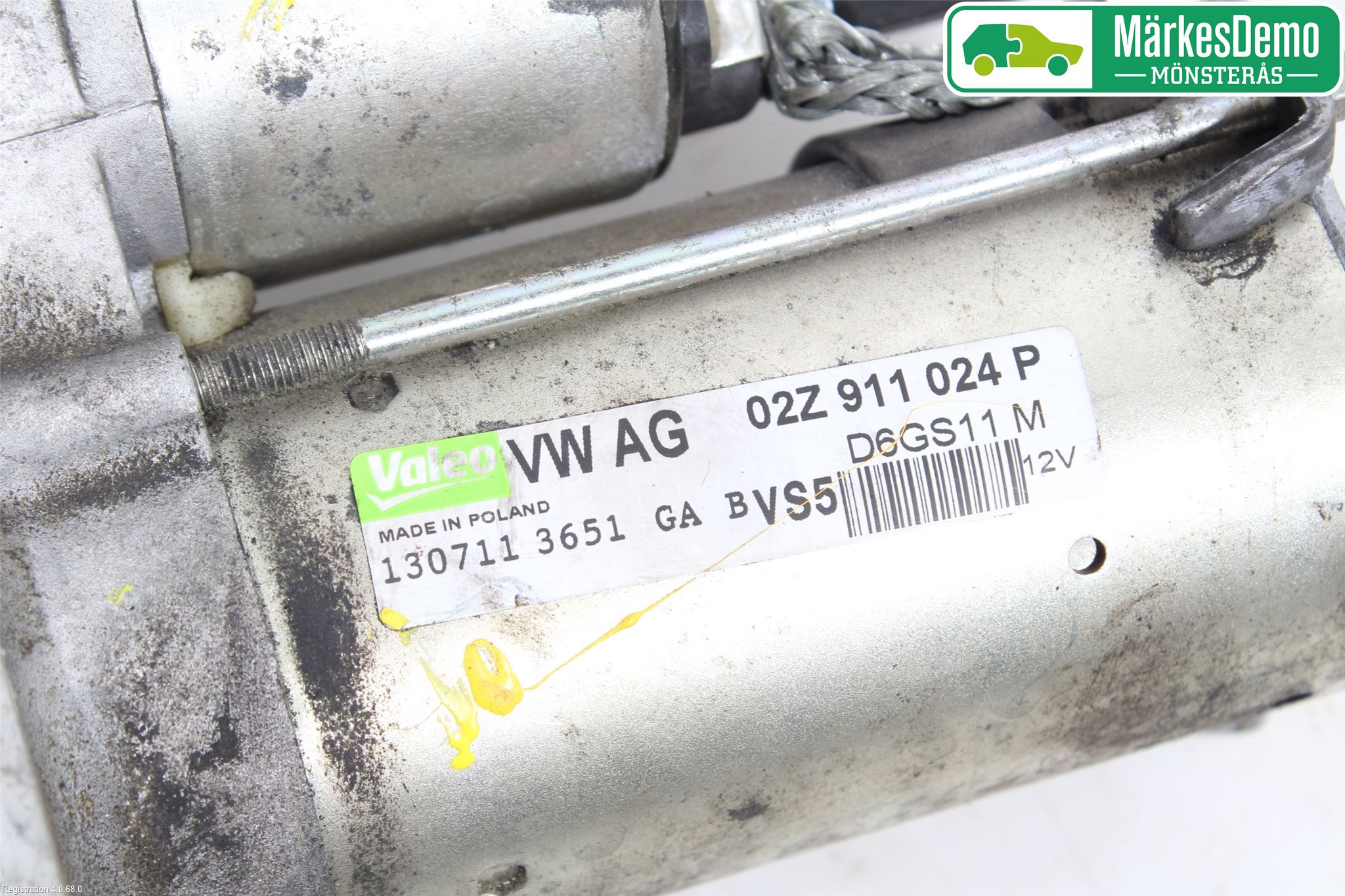 Volkswagen VW PASSAT 11-14 Startmotor