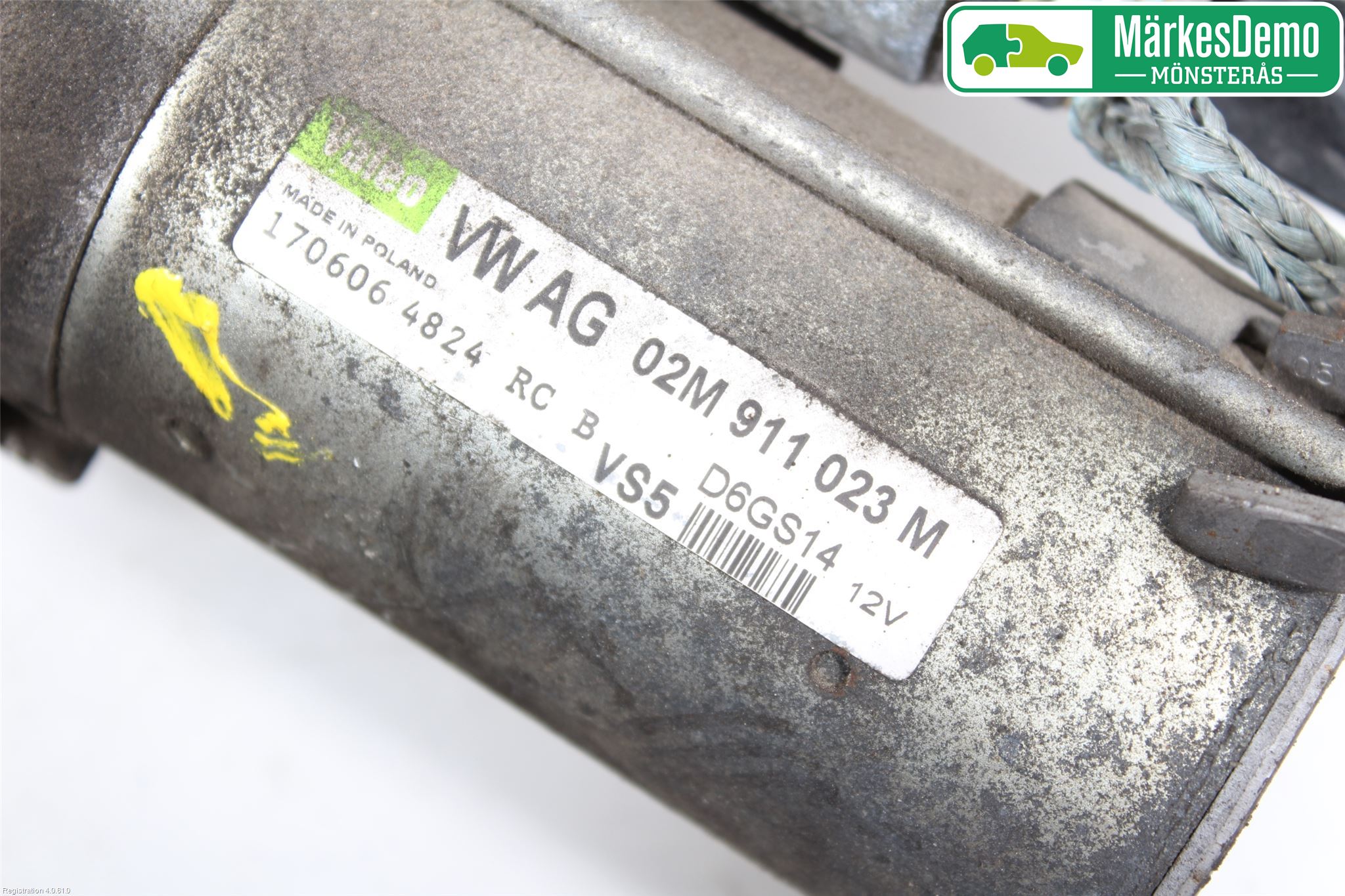 Volkswagen VW PASSAT 05-11 Startmotor