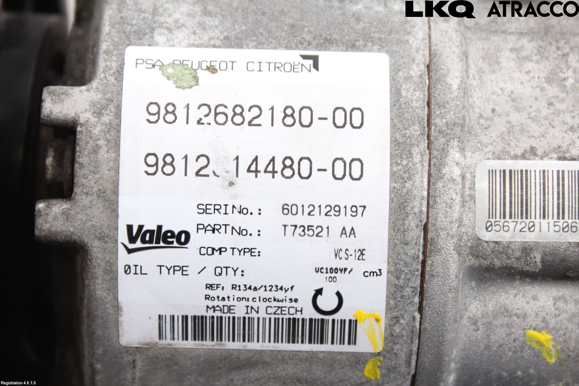 Peugeot 308 14-21 Ac Kompressor