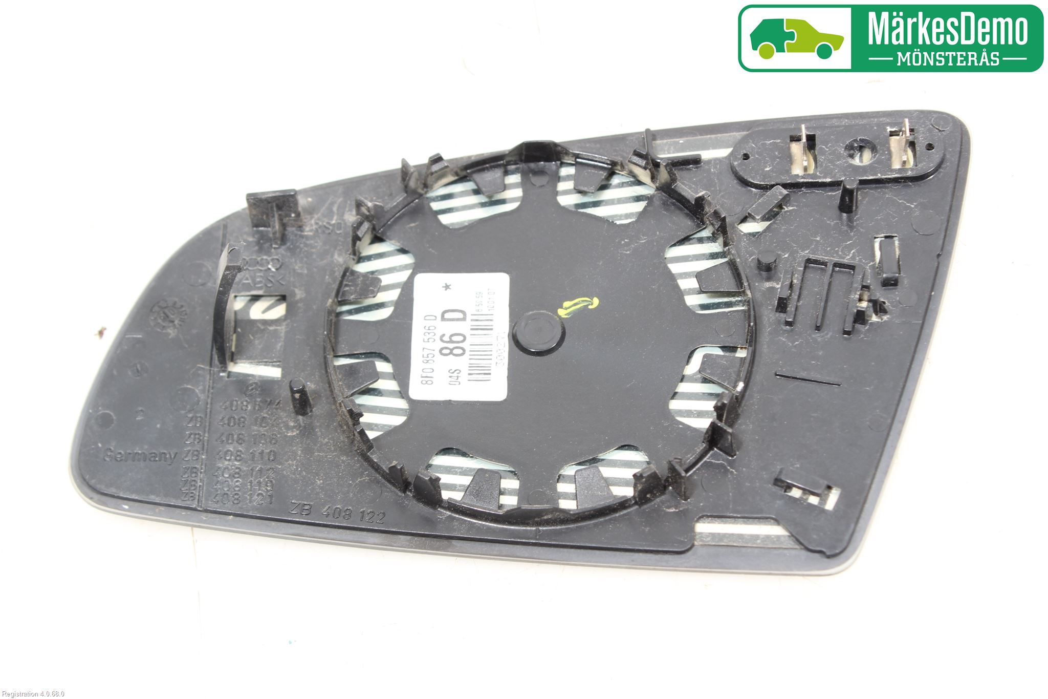 Audi A4/S4 05-07 Spegelglas Hö