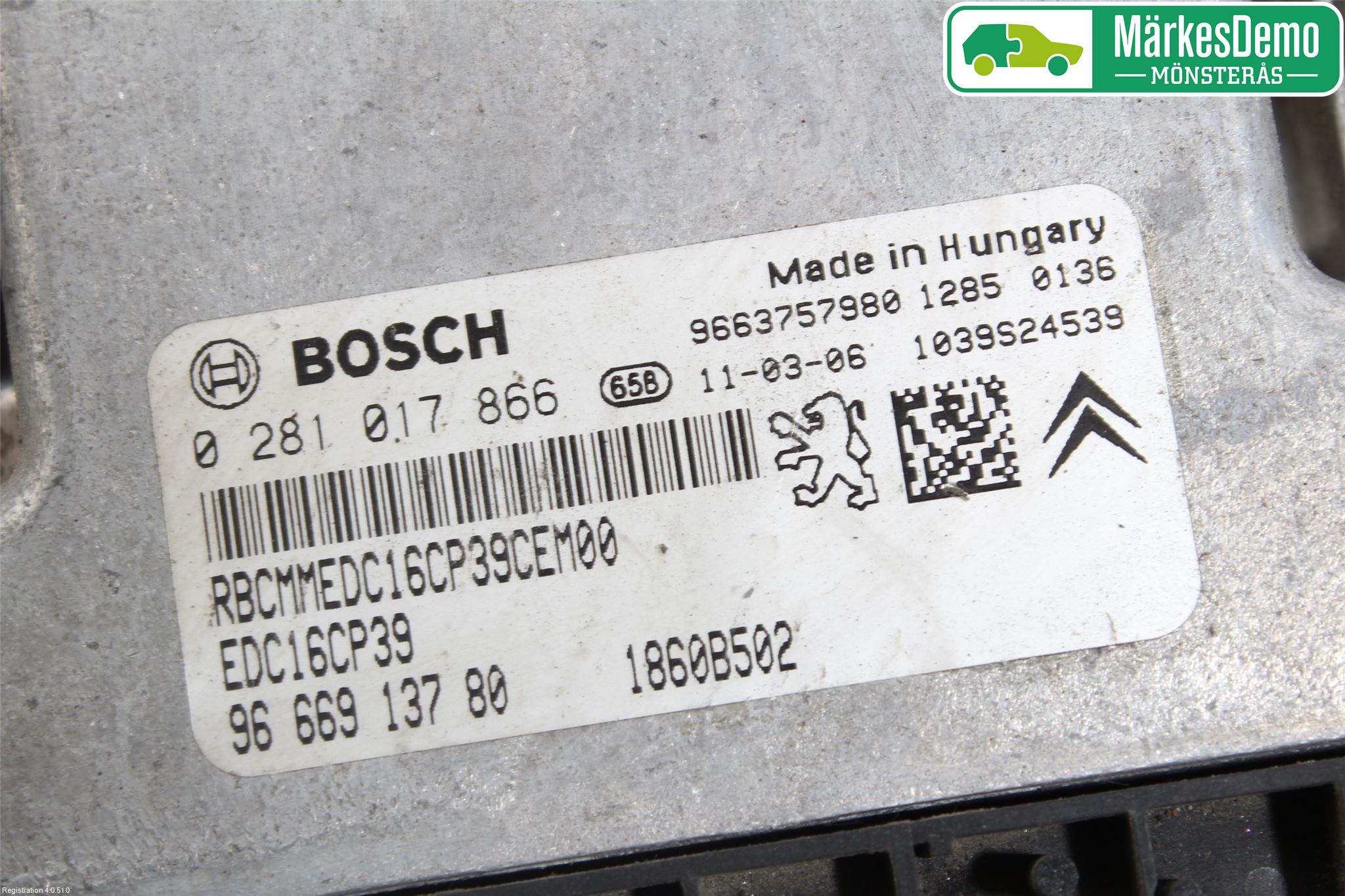 Mitsubishi OUTLANDER 07-12 Styrenhet Insprut Bensin