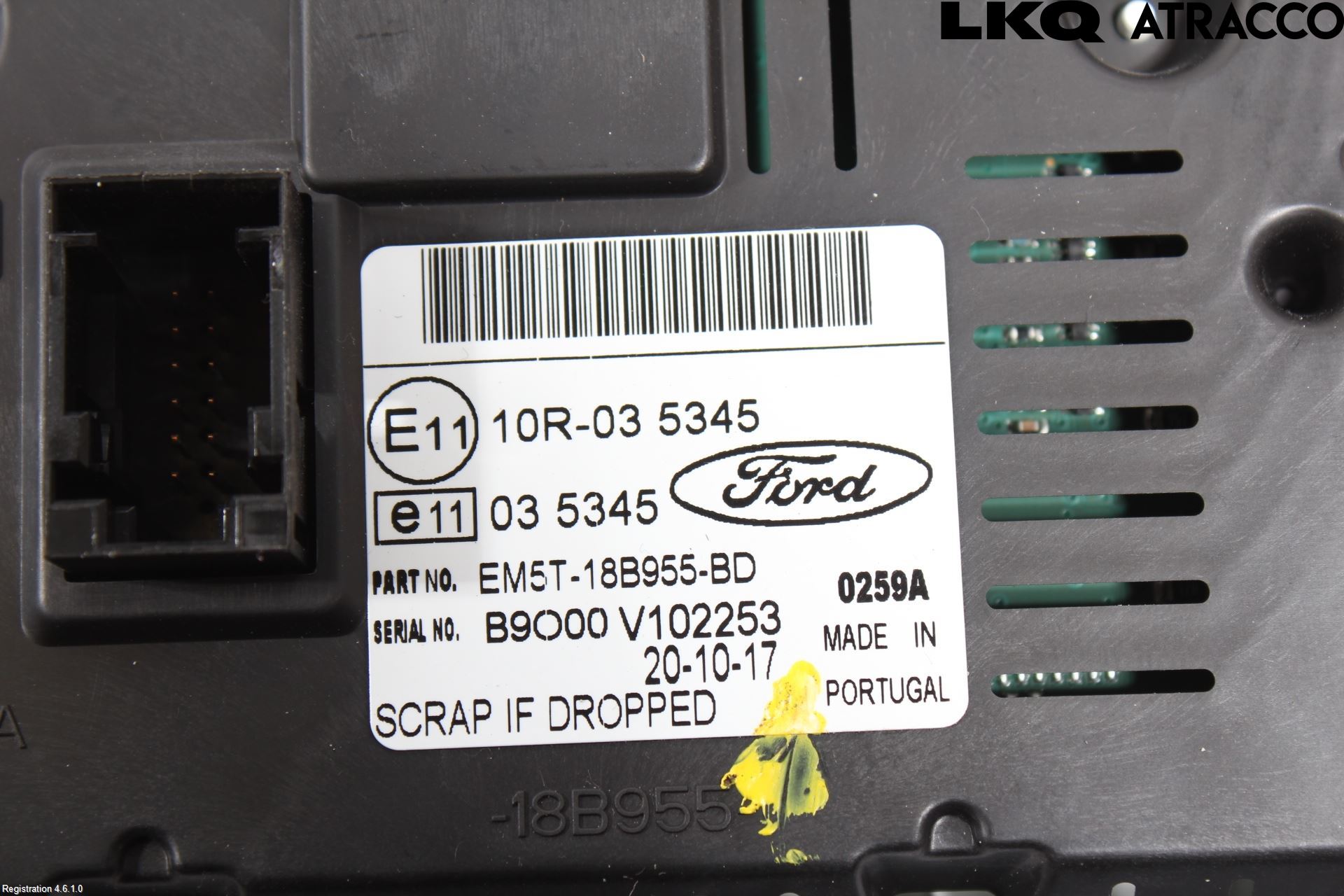 Ford TRANSIT/TOURNEO CONNECT 13-22 Bildskärm