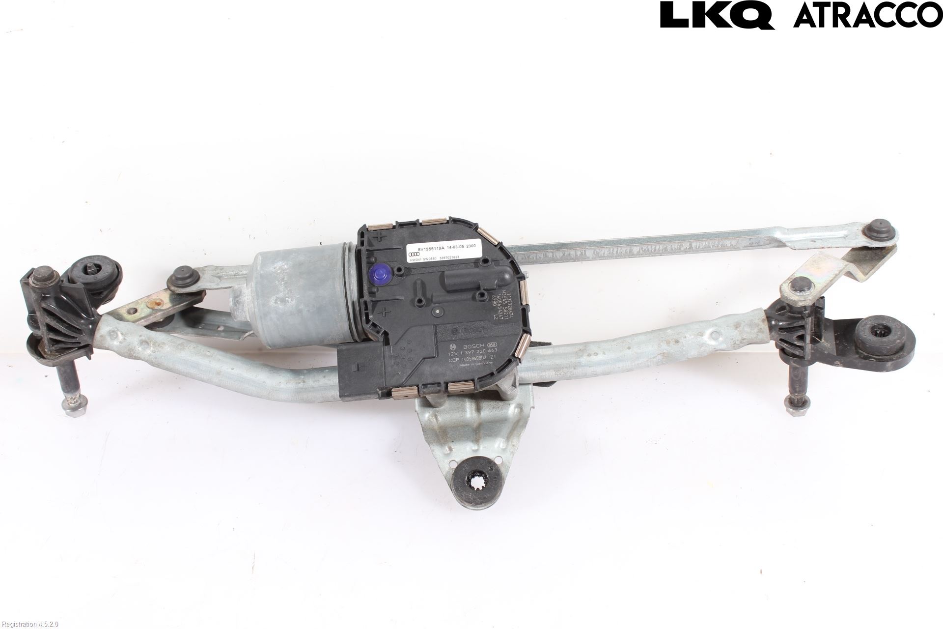 Audi A3/S3 05-13 Torkarmotor Vindruta