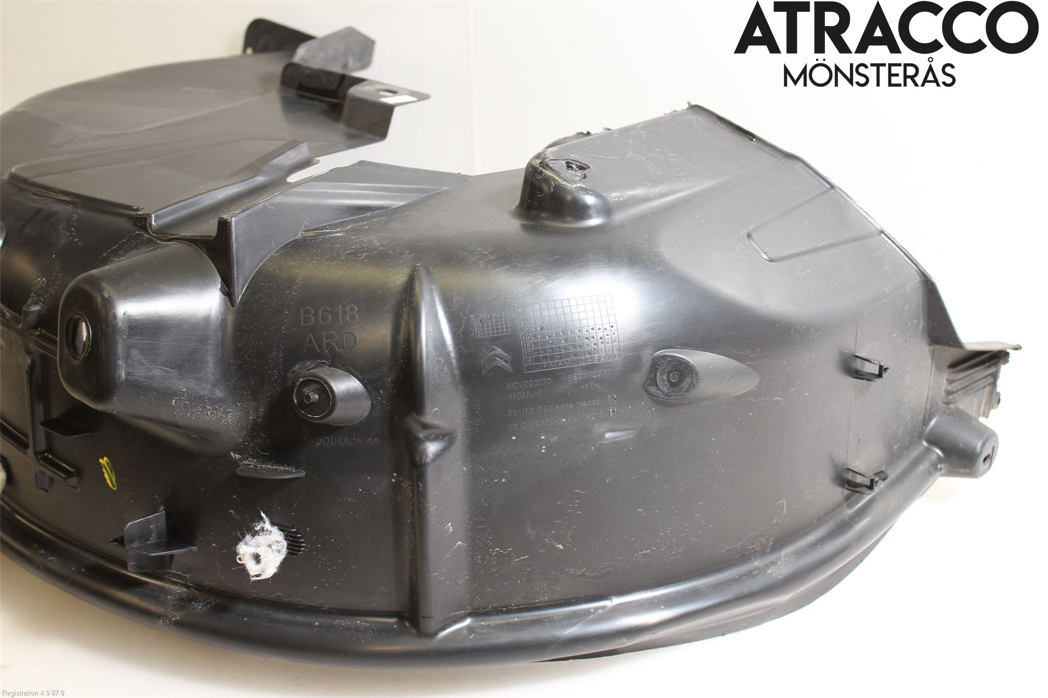 Citroen COTROEN C3 17-24 Skärm Inner