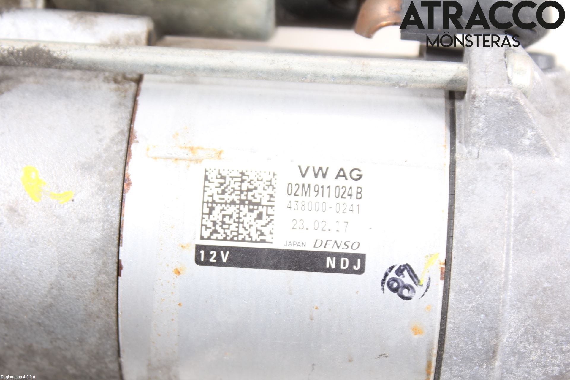 Volkswagen VW PASSAT 15-19 Startmotor Diesel