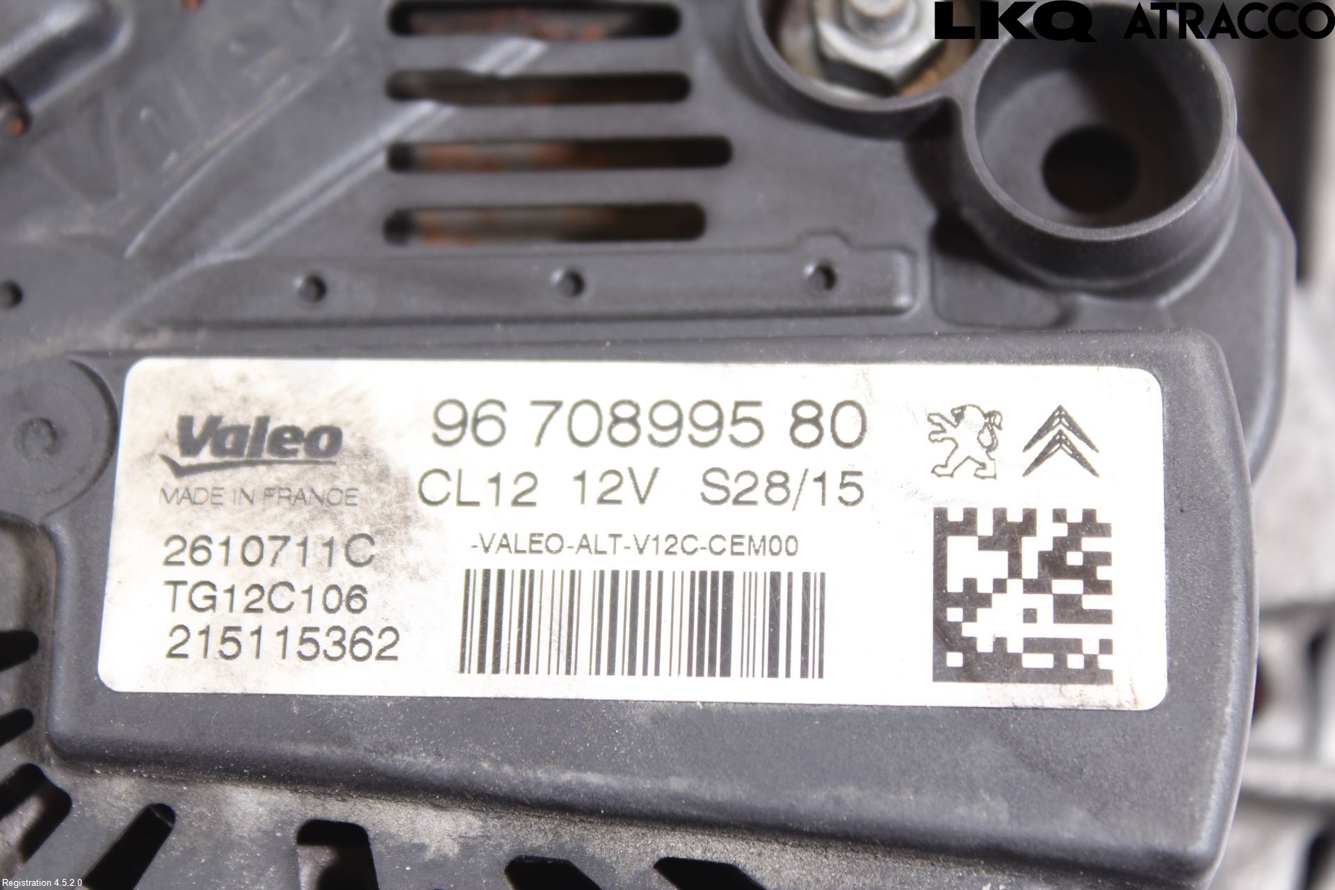 Peugeot 308 14-21 Generator