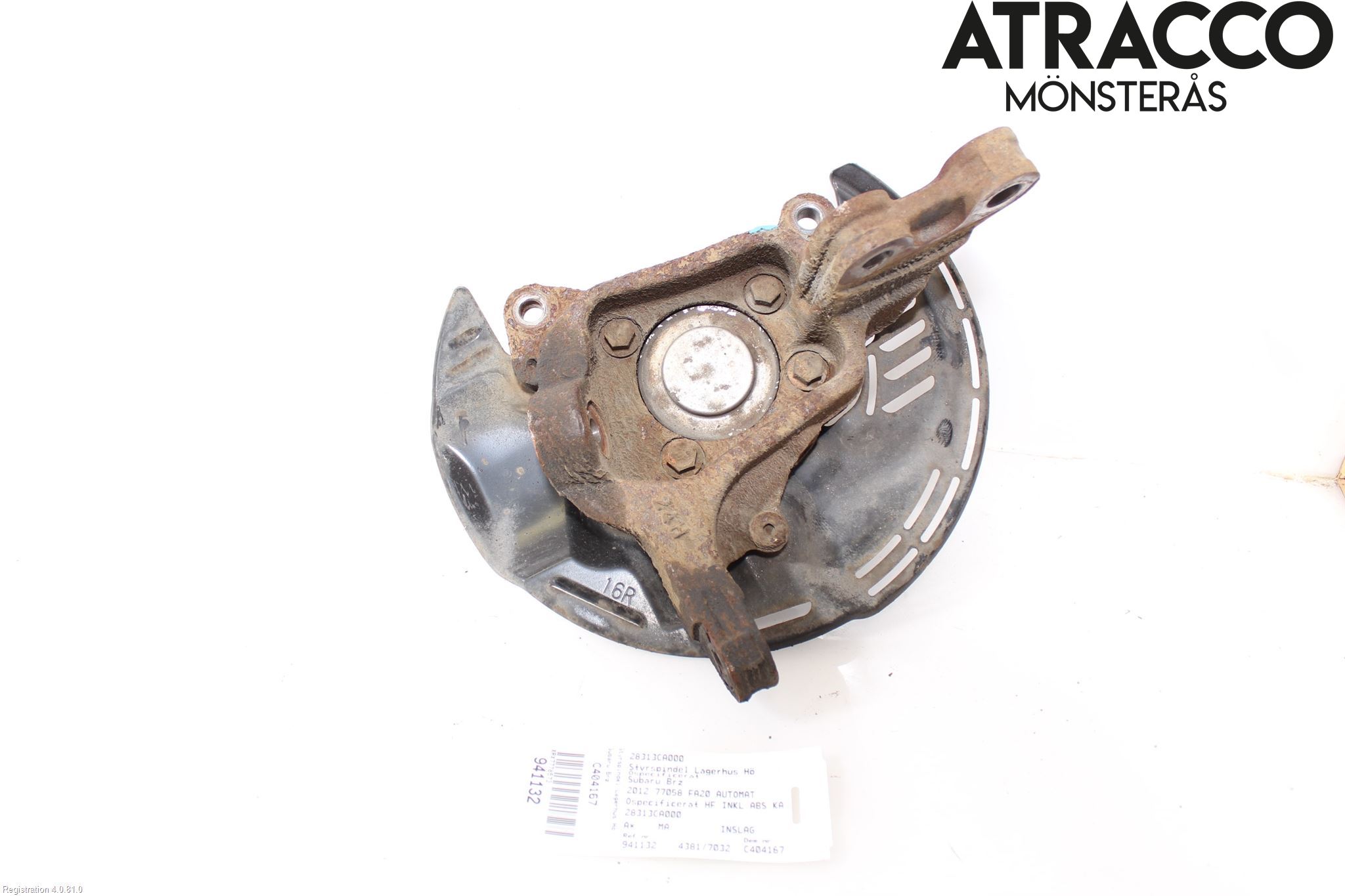 Subaru BRZ Styrspindel Lagerhus Hö