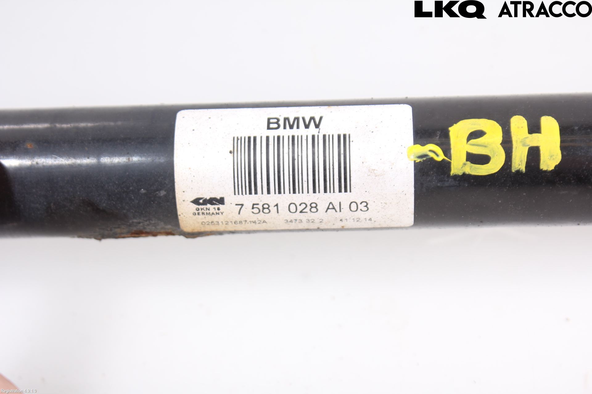 BMW 5 F10/F11/F18 09-17 Drivaxel Bak Höger