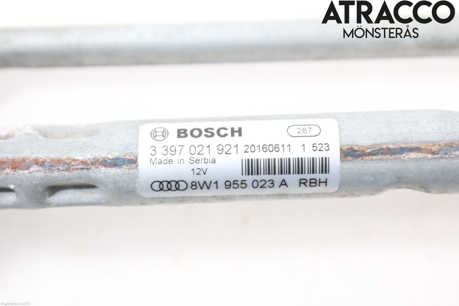 Audi A4/S4 B9 16-19 Torkarmekanism Vindruta