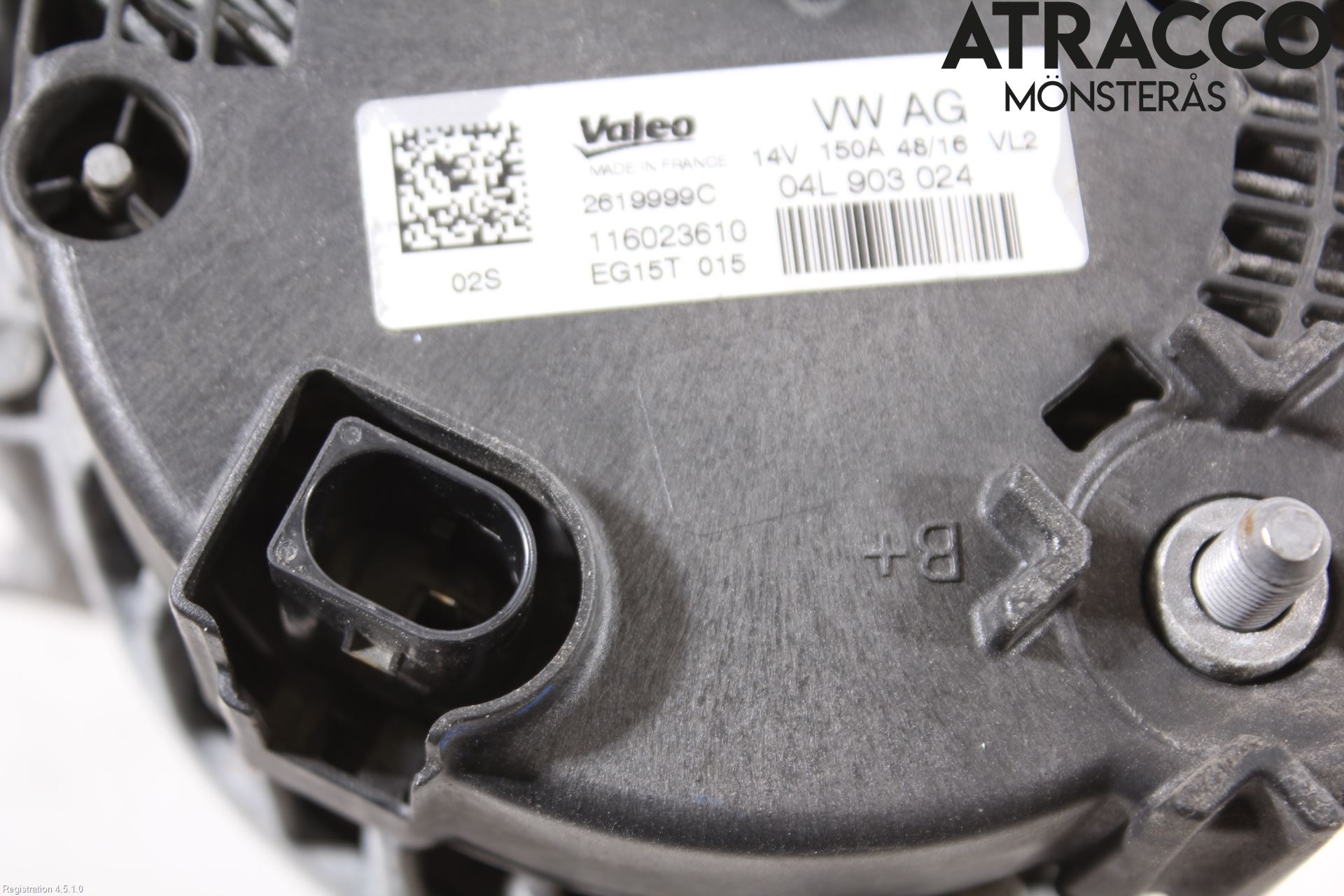 Audi A4/S4 B9 16-19 Generator