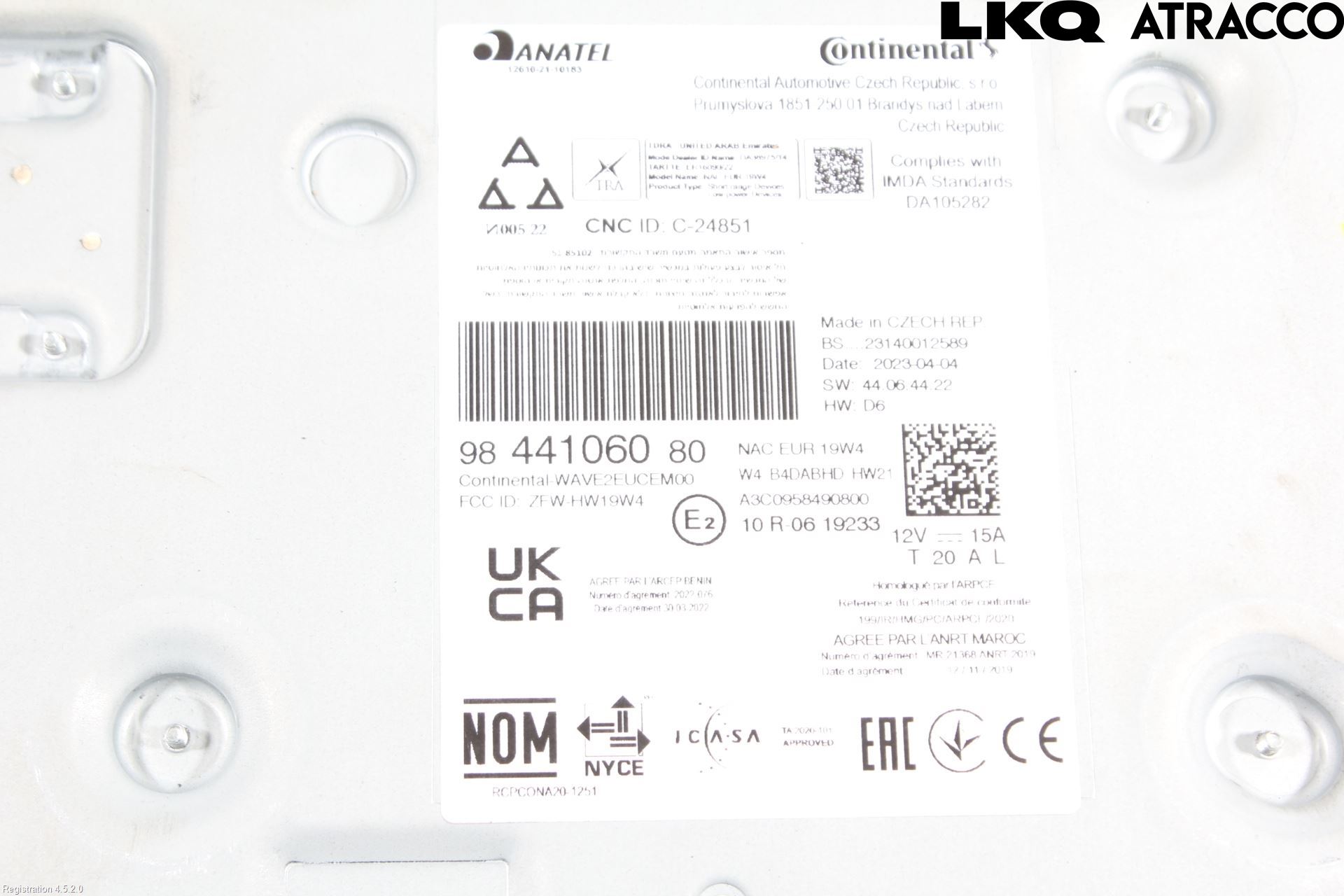 Peugeot 5008 17-24 Radio