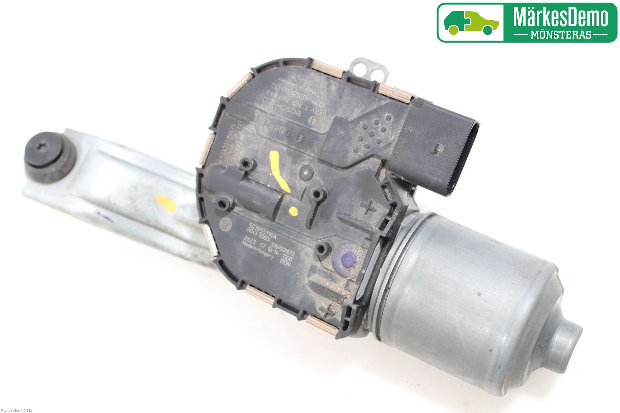 Volkswagen VW GOLF / E-GOLF VII 13-20 Torkarmotor Vindruta
