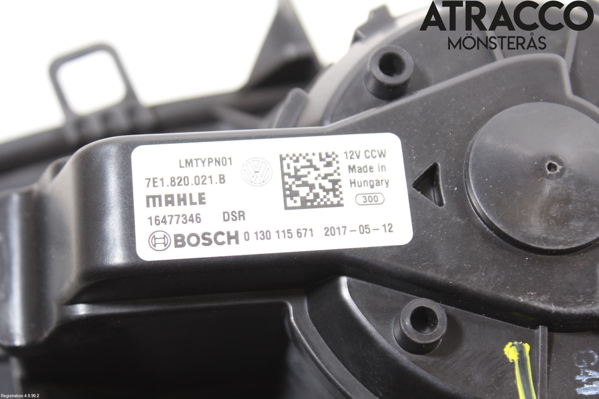 Volkswagen VW TRANSP/CARAVELLE (T6) 16-22 Värmefläkt