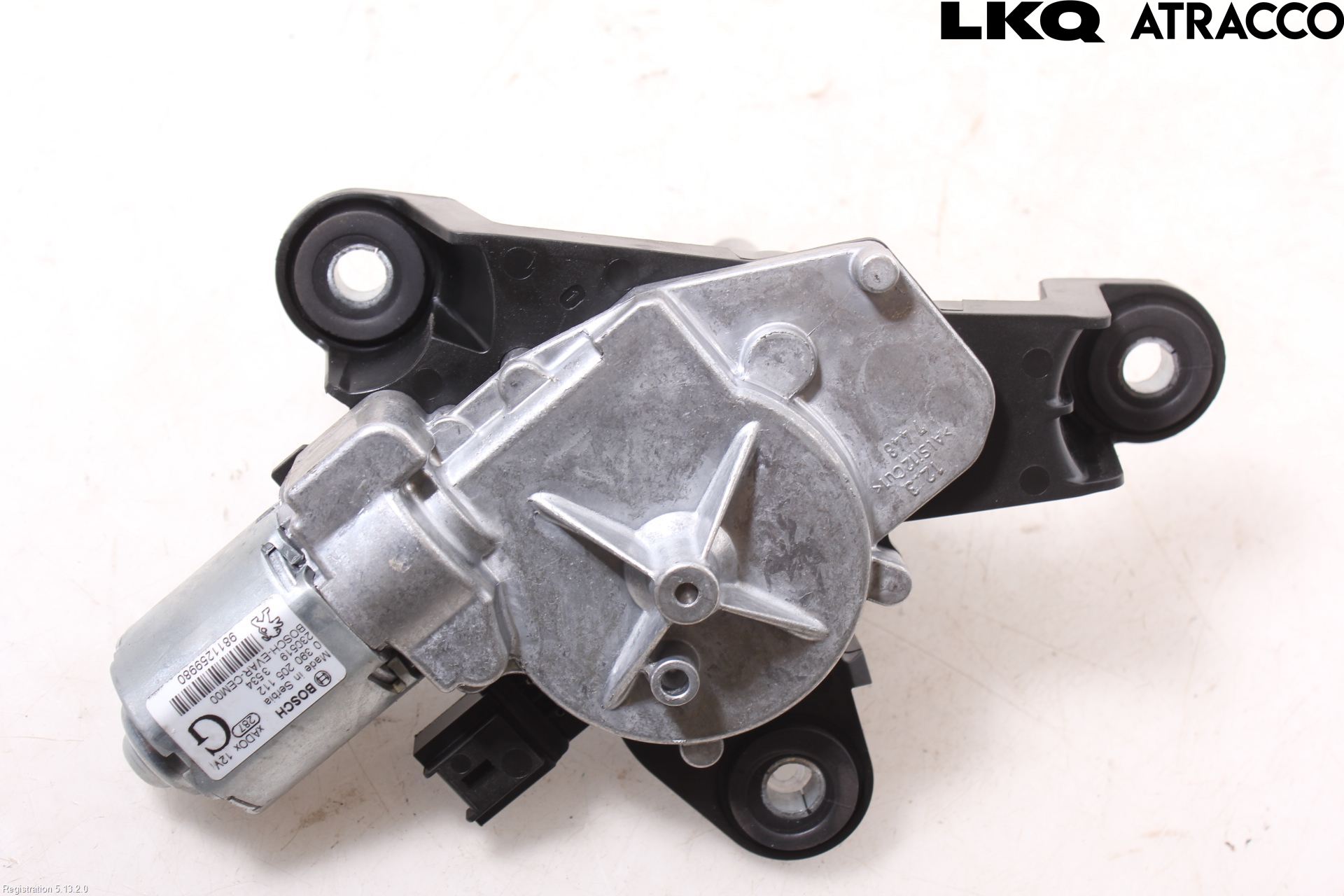 Peugeot 3008 17-24 Torkarmotor Baklucka