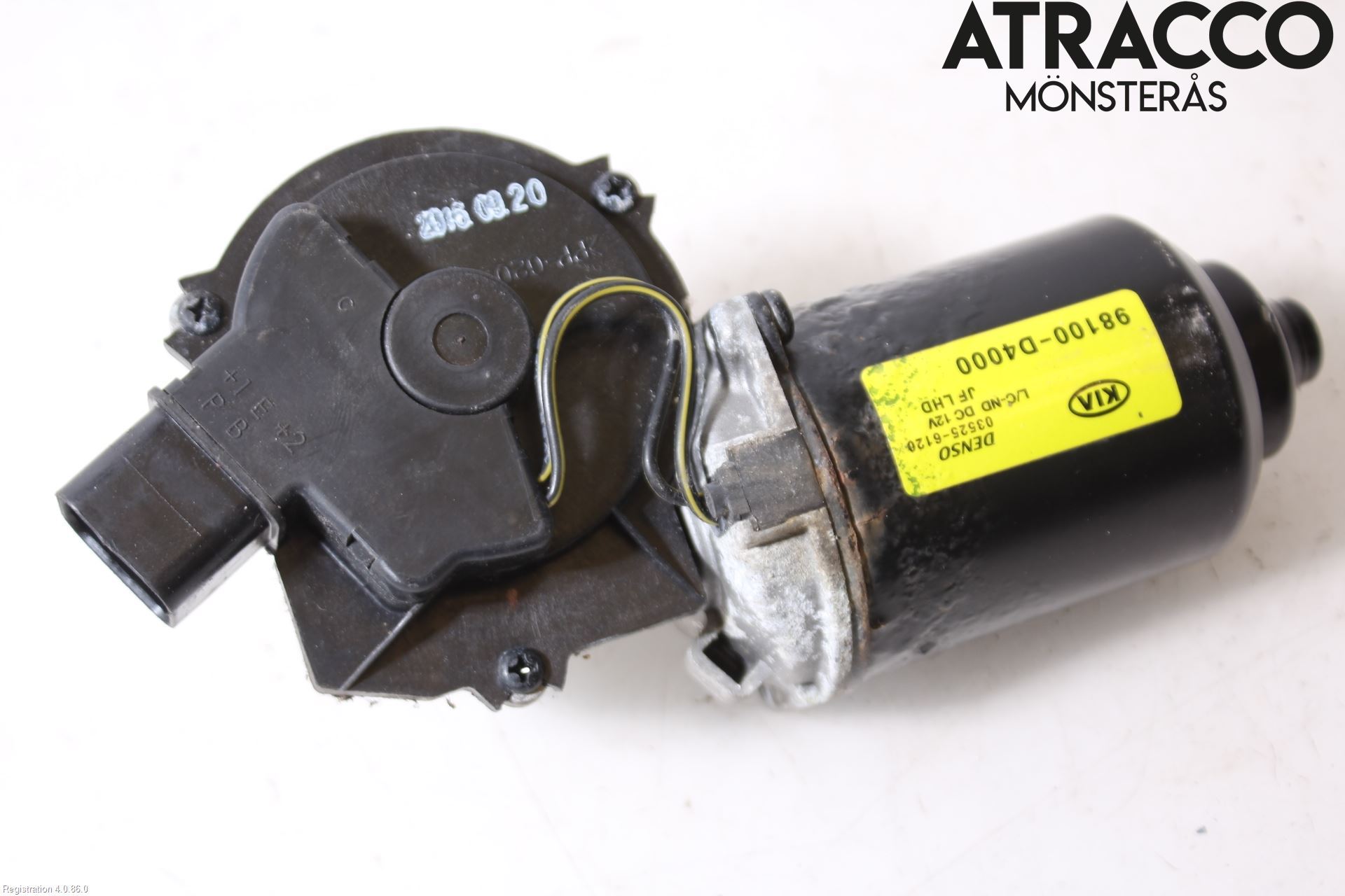 Kia OPTIMA 16-20 Torkarmotor Vindruta