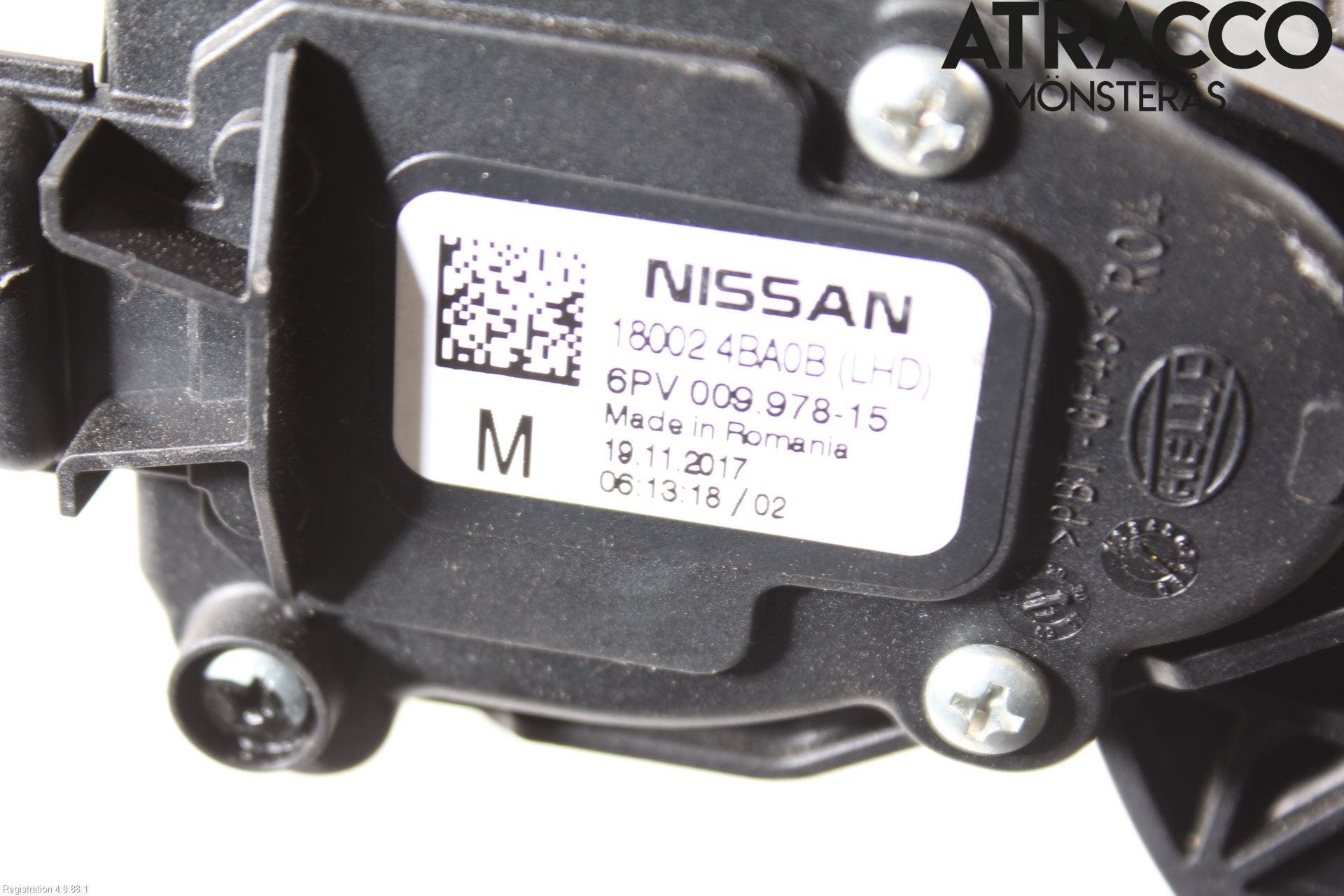 Nissan QASHQAI 17-21 Gaspedal