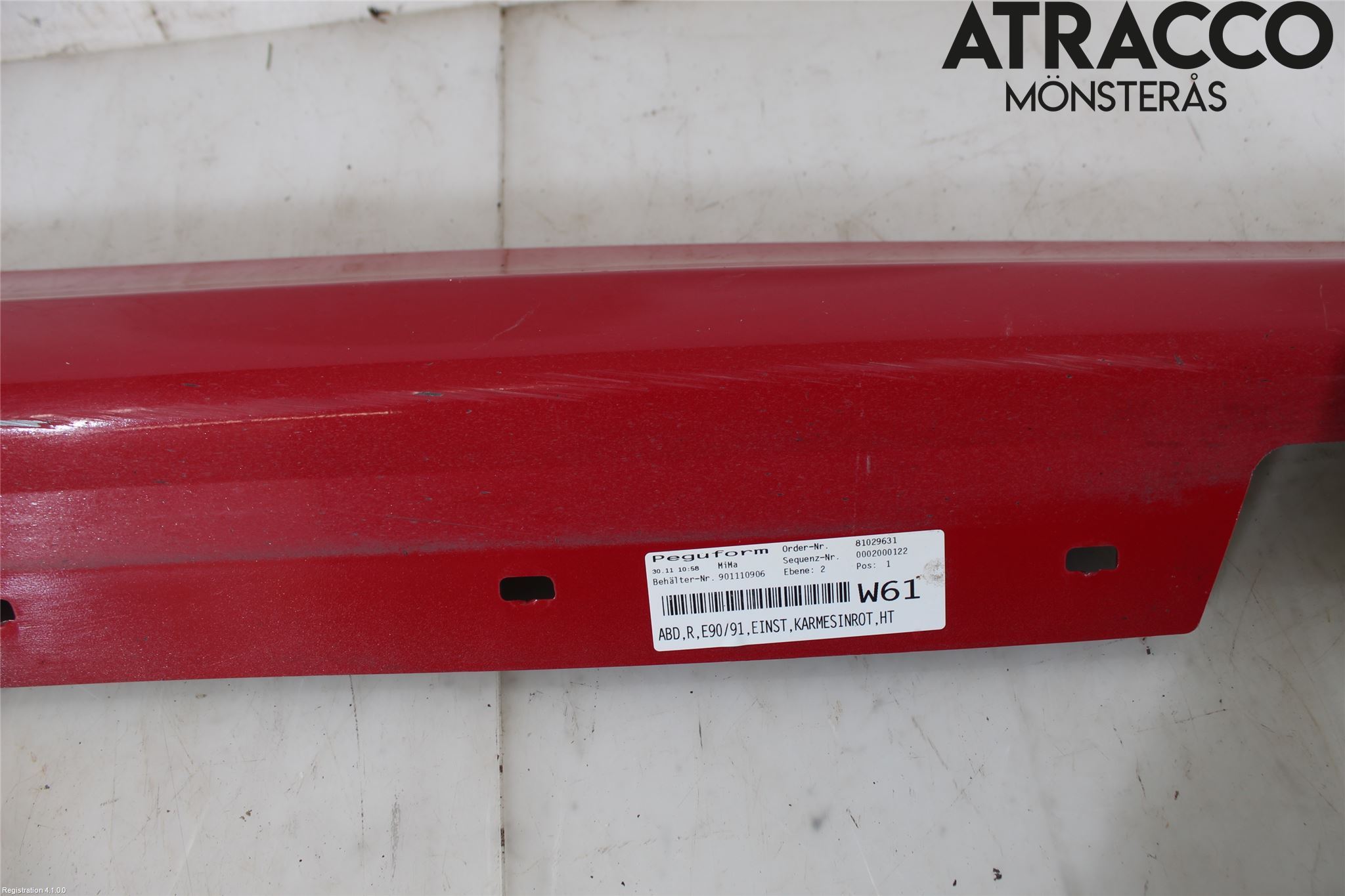 BMW 3 E90/91 SED/TOU 05-12 Sidokjol Hö