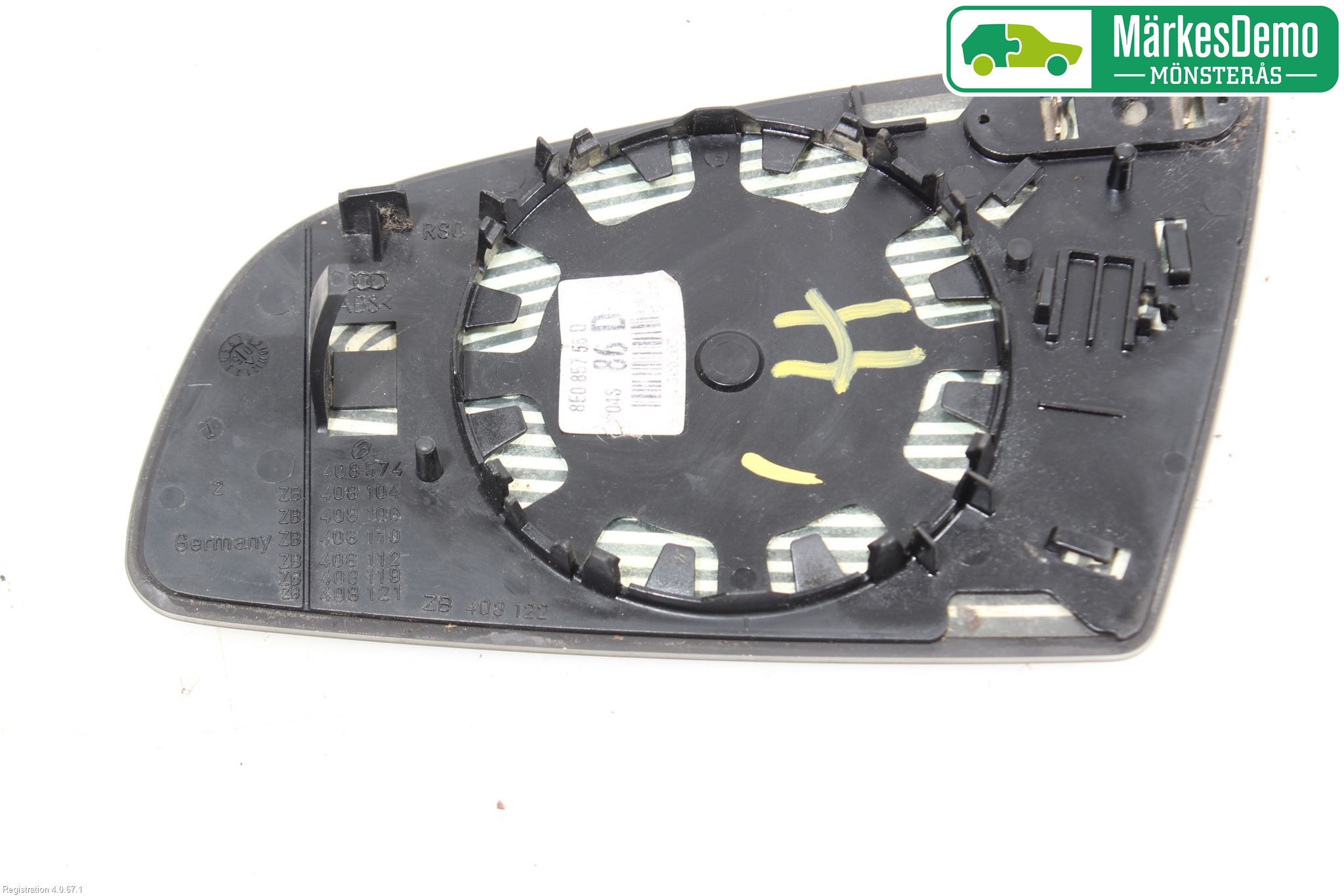 Audi A3/S3 05-13 Spegelglas Hö