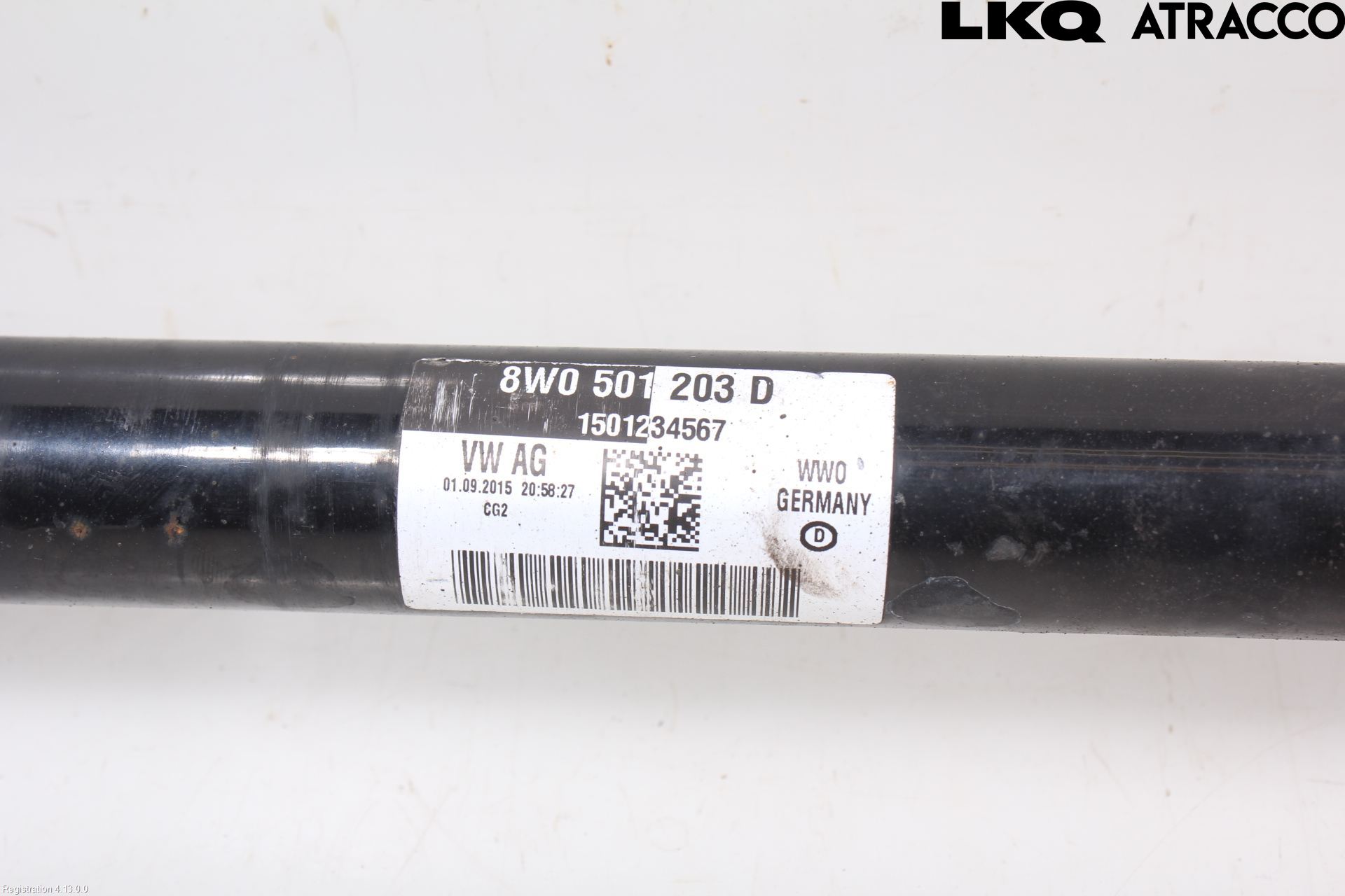 Audi A4/S4 B9 16-19 Drivaxel Bak Vänster