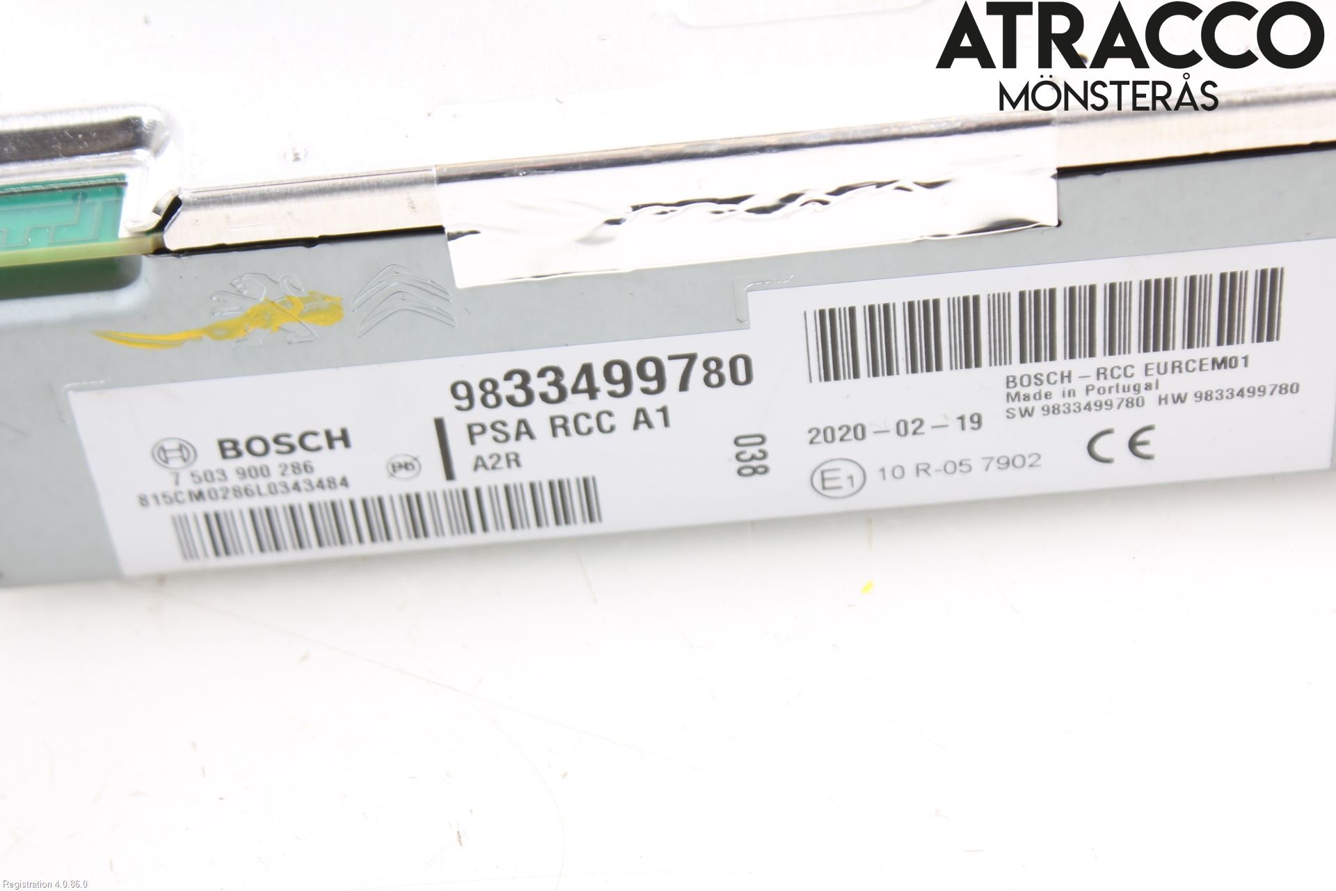 Peugeot 208/E-208 20- Radio