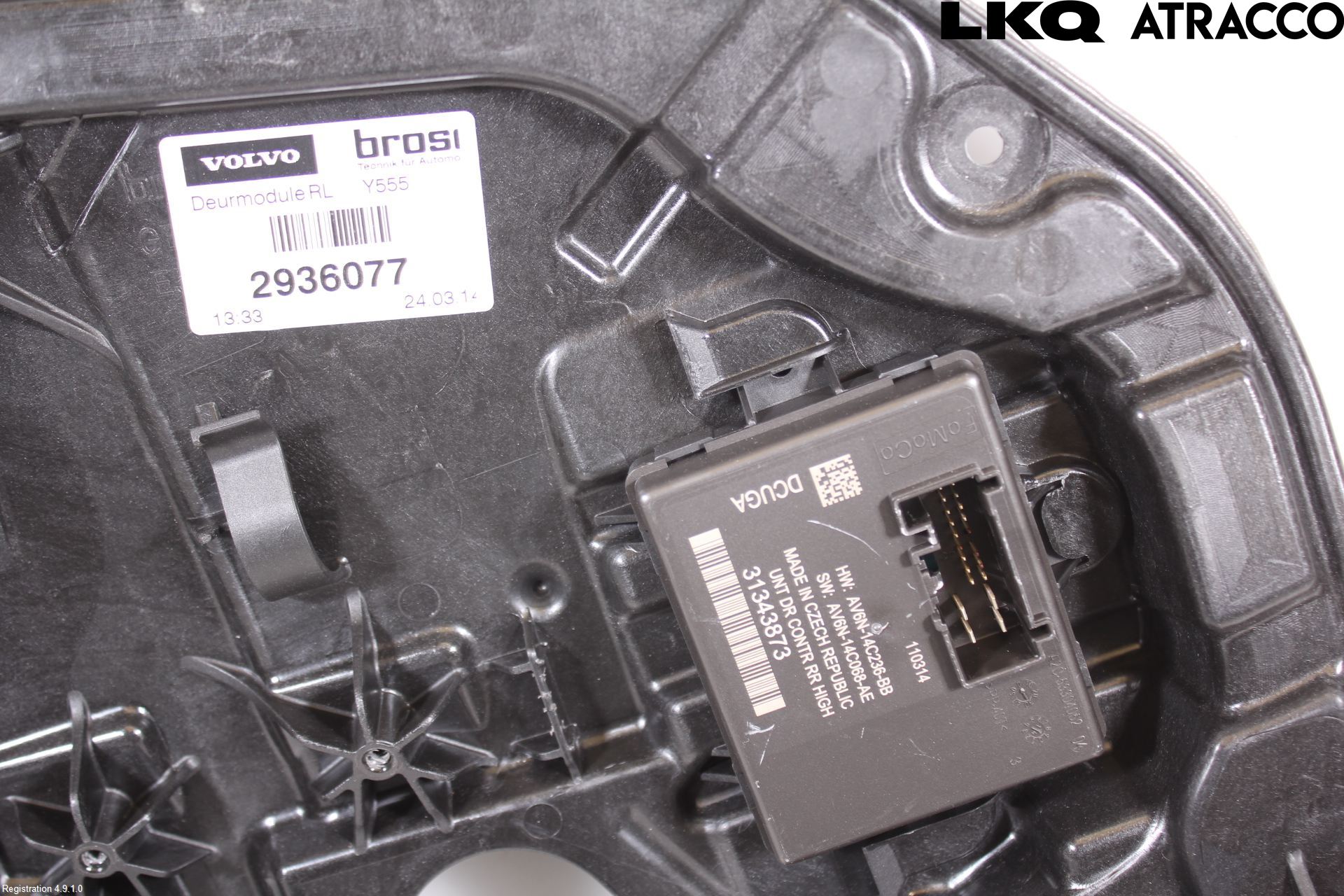 Volvo V40 12-19 Fönsterhiss El Kompl