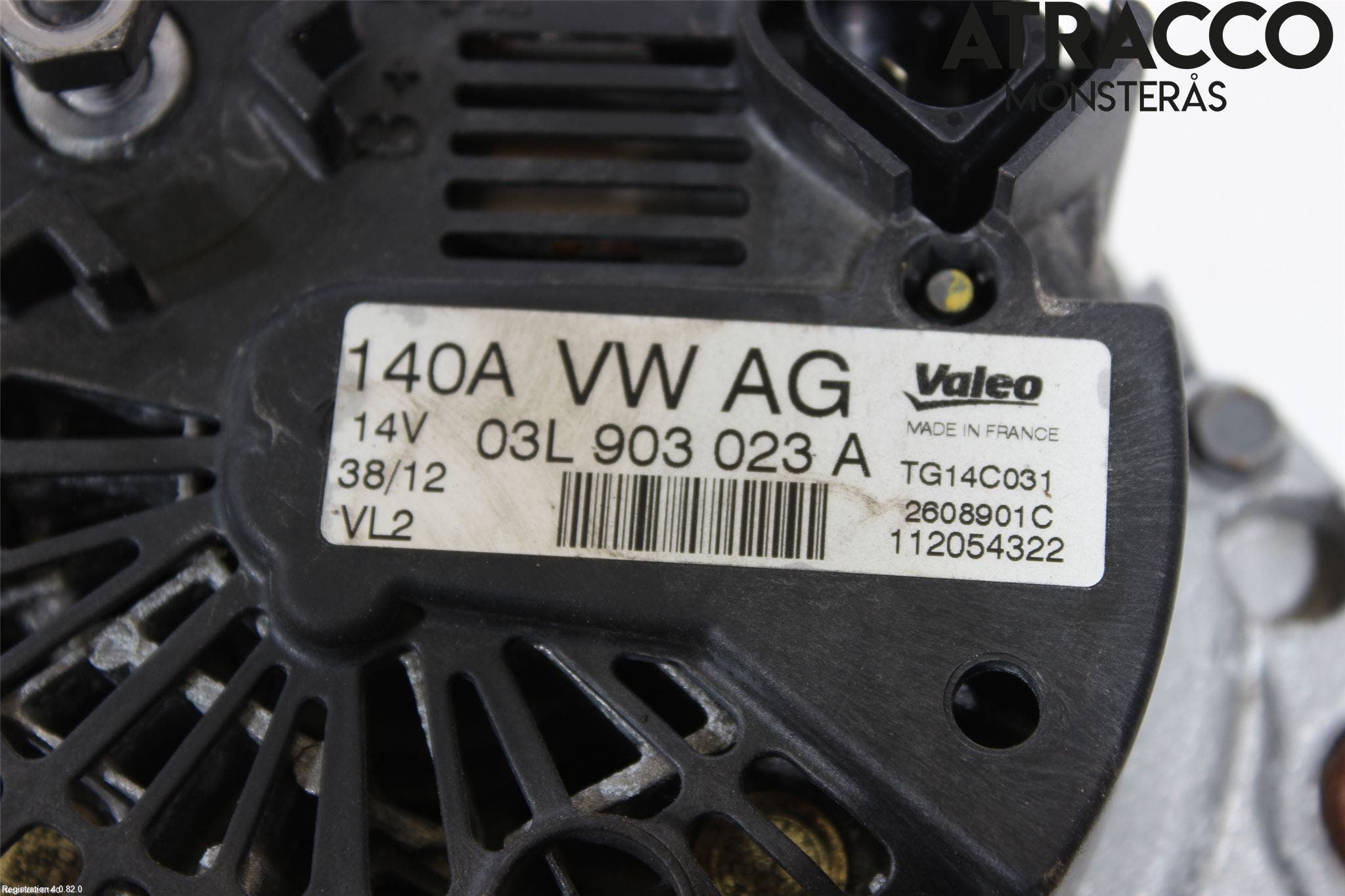 Volkswagen VW GOLF VI 09-13 Generator