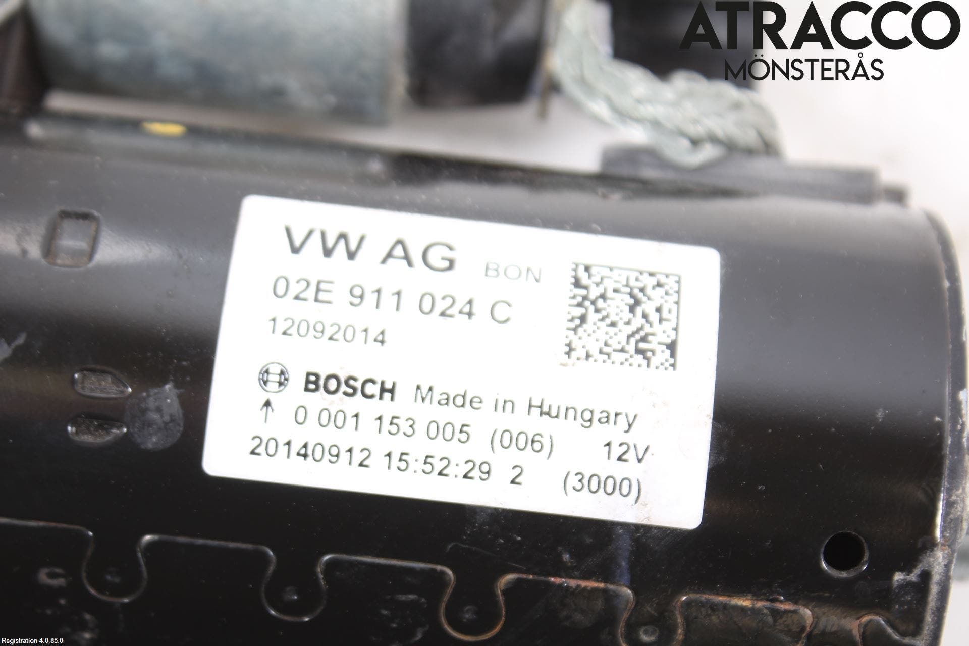 Volkswagen VW PASSAT 15-19 Startmotor Diesel
