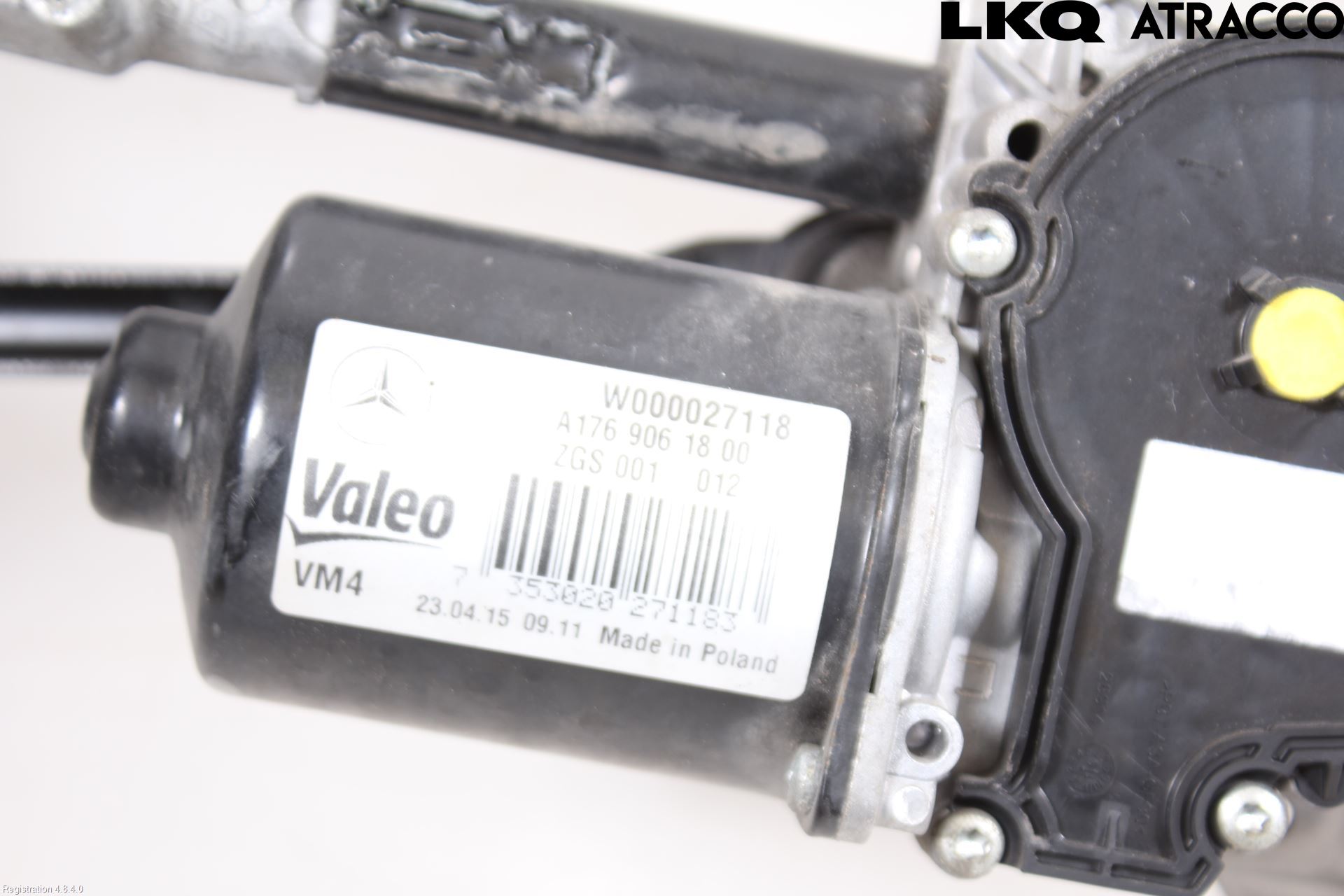 Mercedes-Benz MB CLA-KLASS (C117/X117) 13-19 Torkarmotor Vindruta